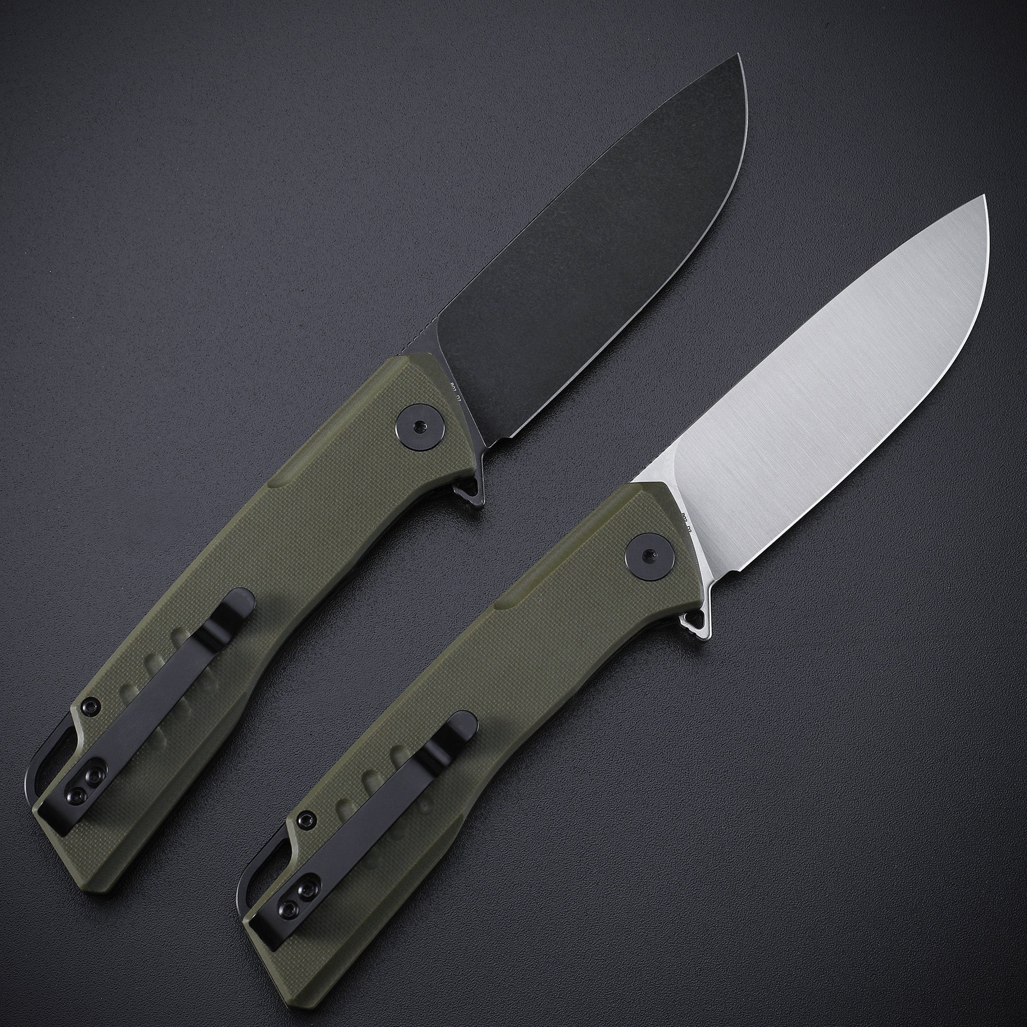 Petrified Fish PFB02 Loco,3.70" D2 Blade,150g G10 Handle Flipper Liner Lock Folding Knife