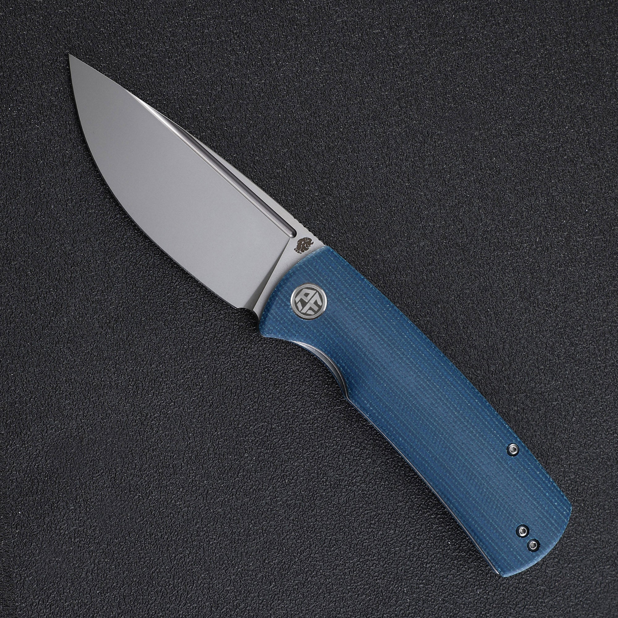Petrified Fish PFP01 Beluga ,3.62" K110 Blade,G10/Micarta Handle Front Flipper Liner Lock Folding knife