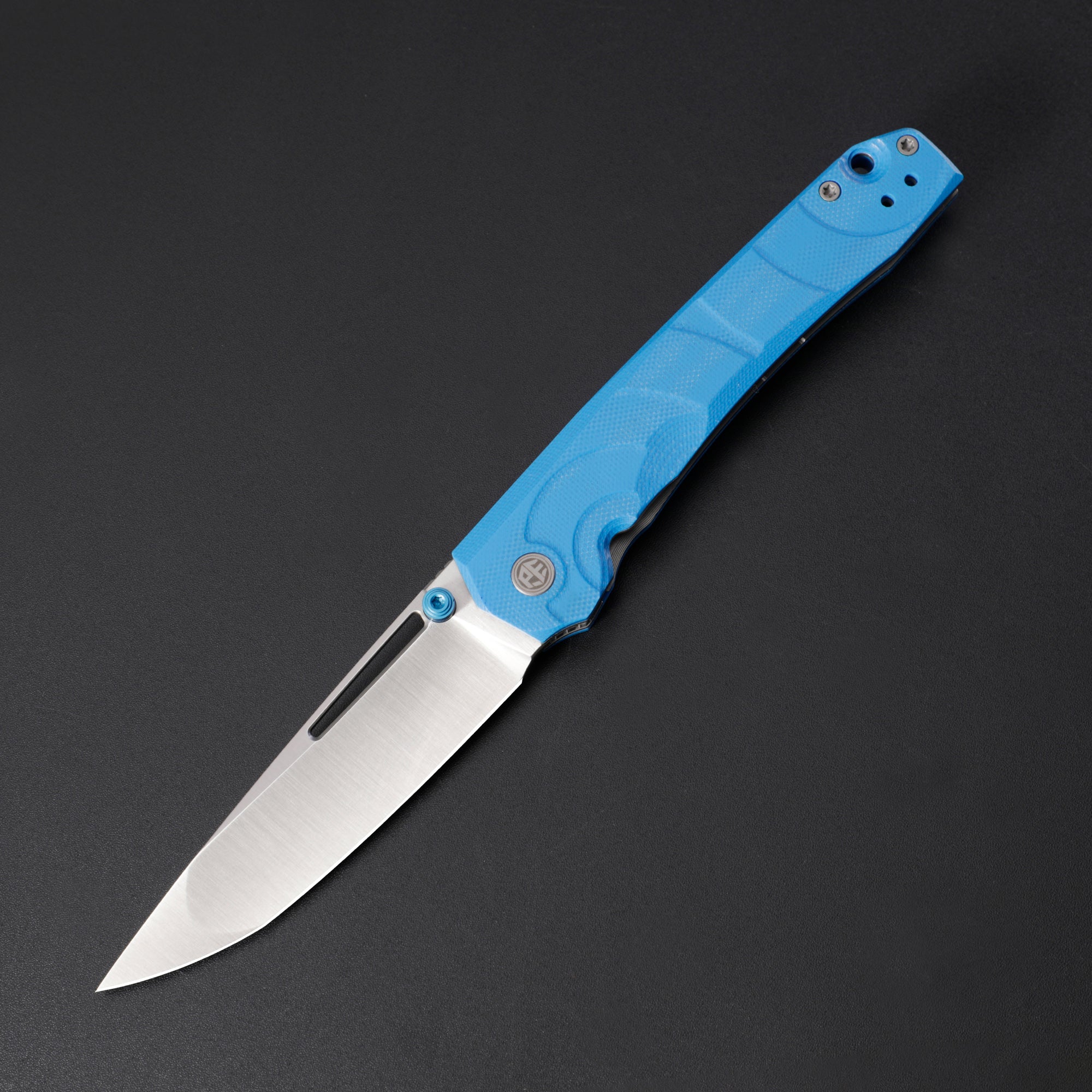 Petrified Fish PFP11- Ripple , 3.78" 14C28N Steel Hollow Blade, G10 Handle, Front Flipper Liner lock Folding knife