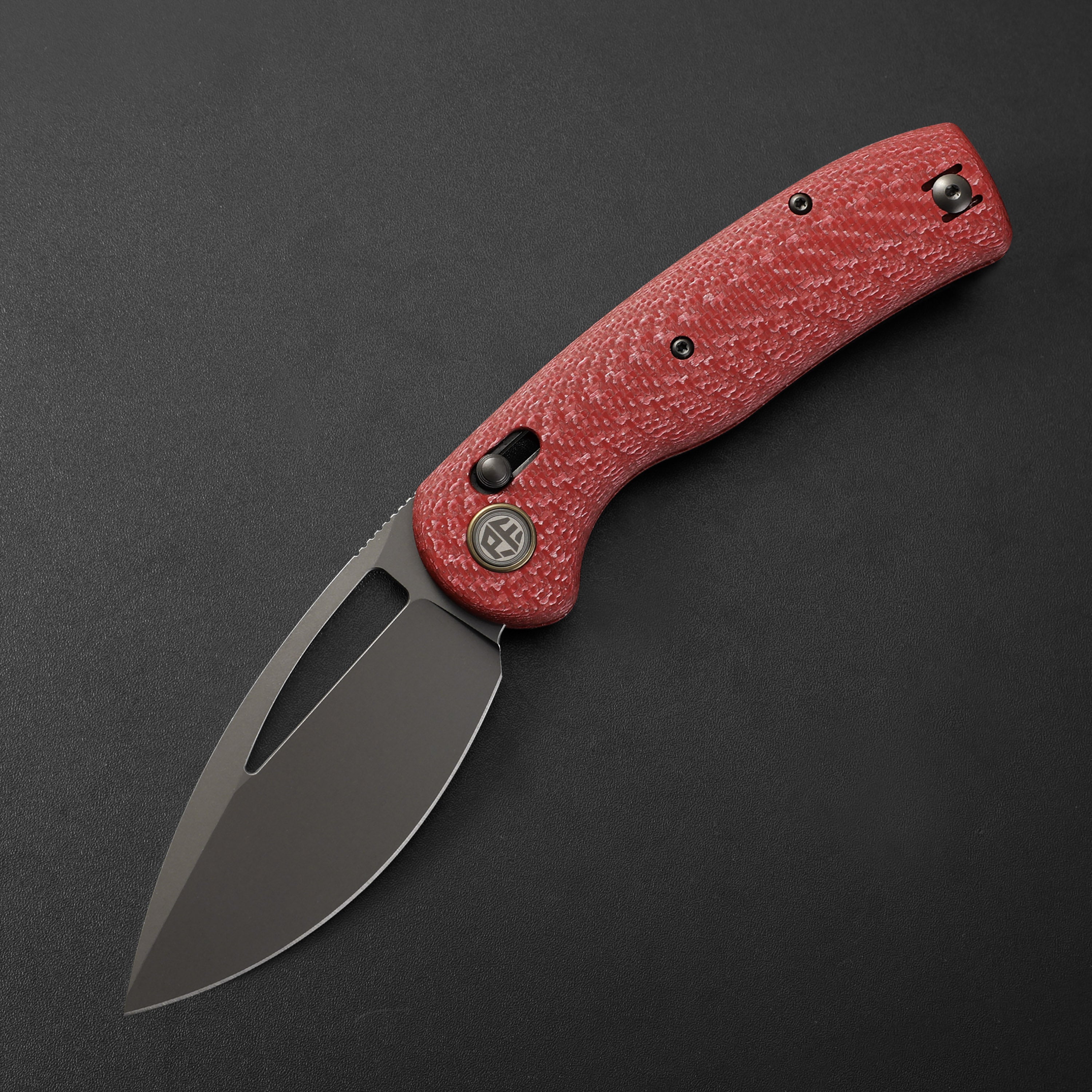 Petrified Fish PFP13 - Viper, 3.50" K110 Steel Blade, G10 Handle, Crossbar Lock Folding knife