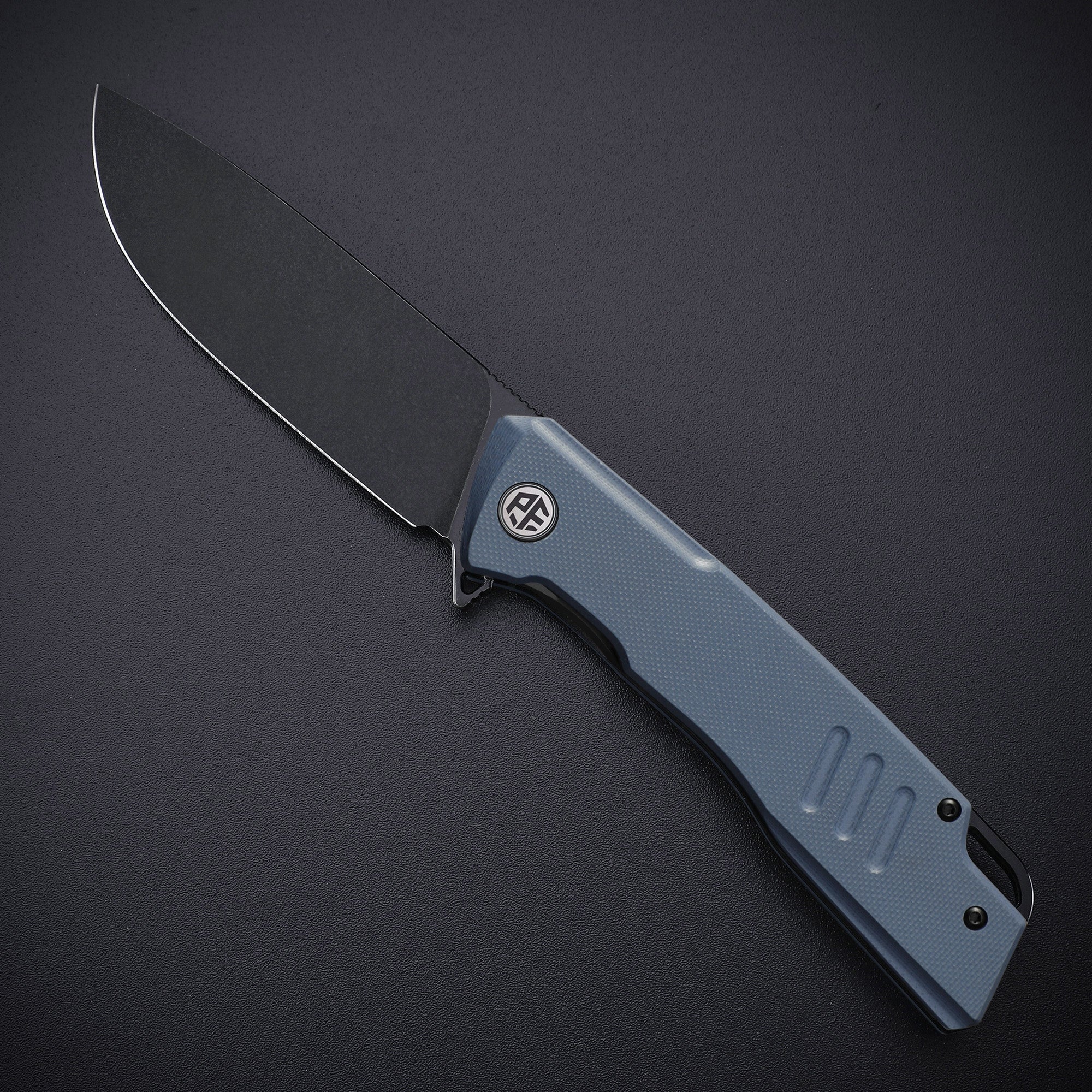 Petrified Fish PFB02 Loco,3.70" D2 Blade,150g G10 Handle Flipper Liner Lock Folding Knife
