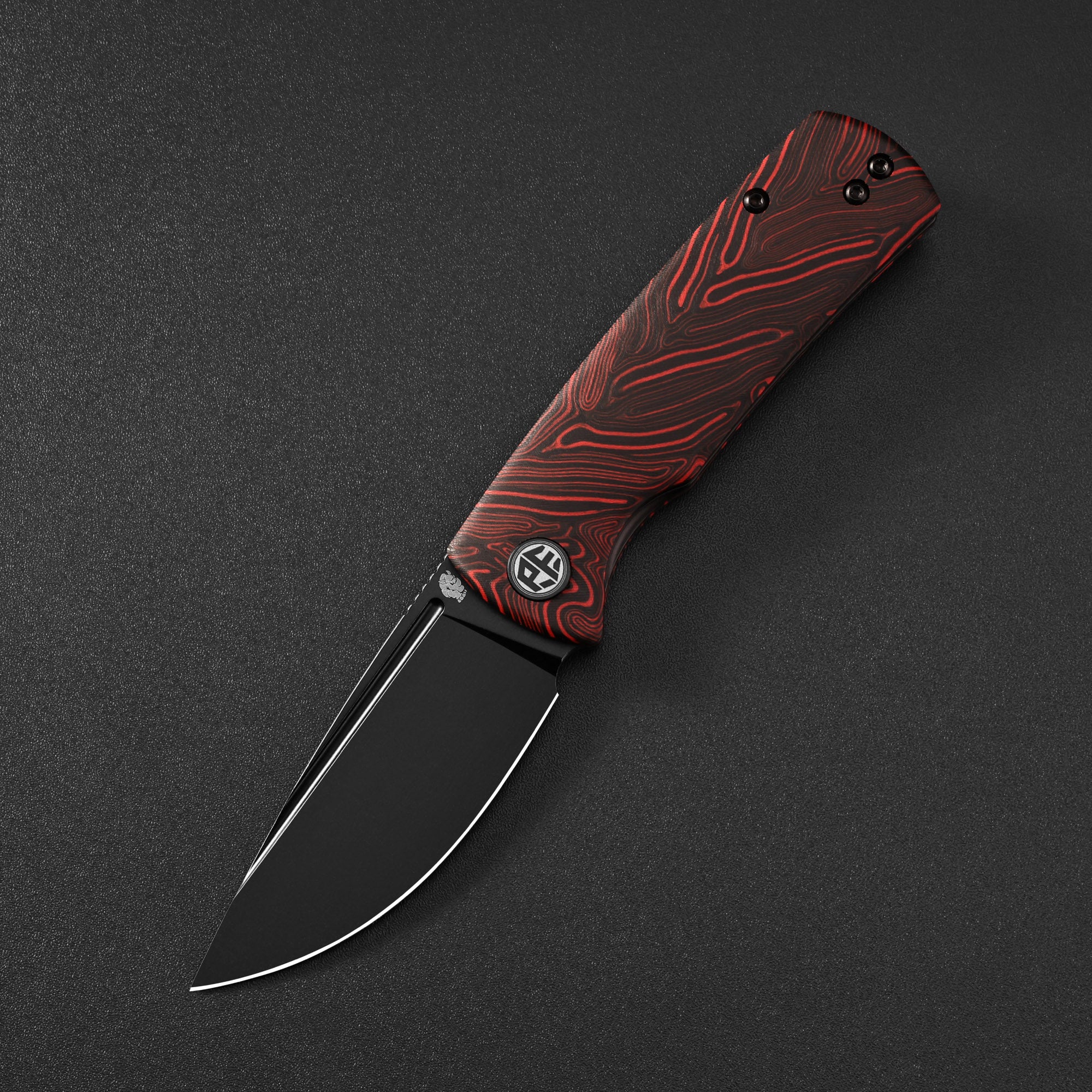 Petrified Fish PFP01X Beluga ,2.99" 14C28N Blade,95.6g G10/Carbon Fiber Handle Front Flipper Liner lock Folding knife