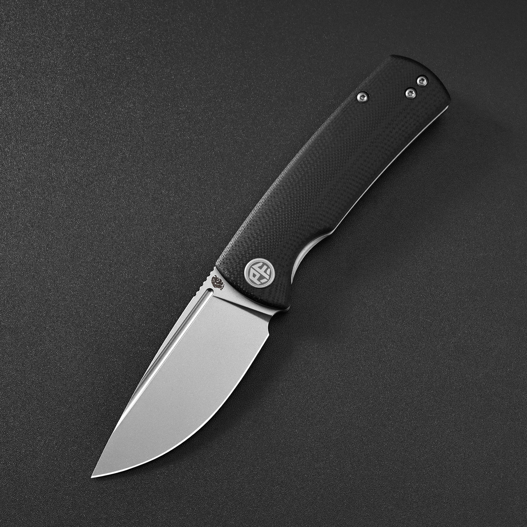 Petrified Fish PFP01X Beluga ,2.99" 14C28N Blade,95.6g G10/Carbon Fiber Handle Front Flipper Liner lock Folding knife