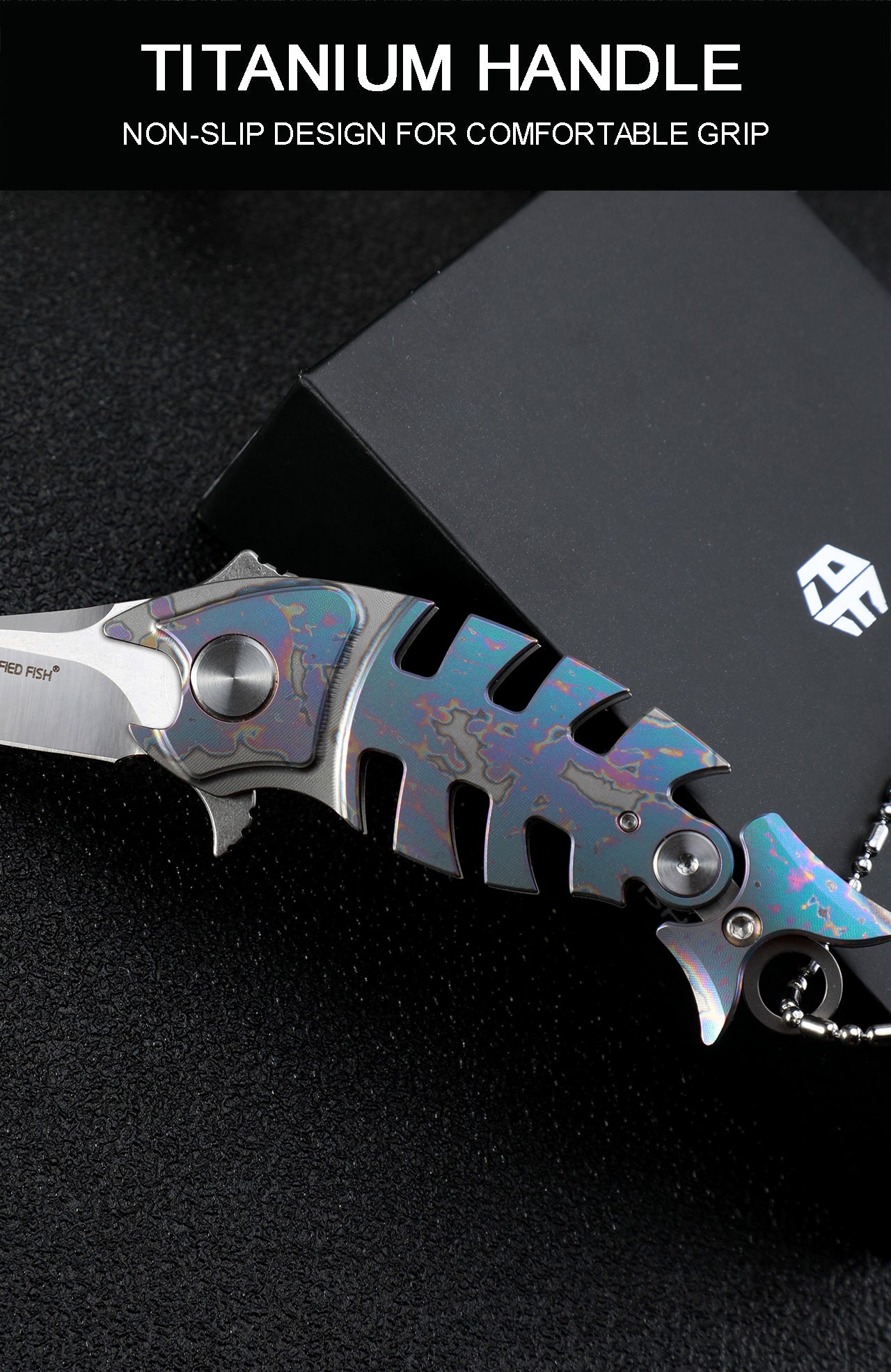 PF900 Titanium Pendant M390 Pocket knives