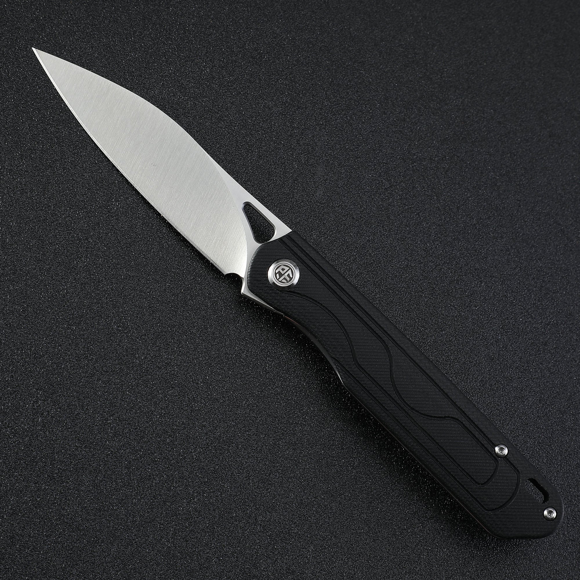 Petrified Fish PFE02 SCOUT ,3.03" 14C28N Satin Blade,65g G10 Handle Front Flipper Folding knife…