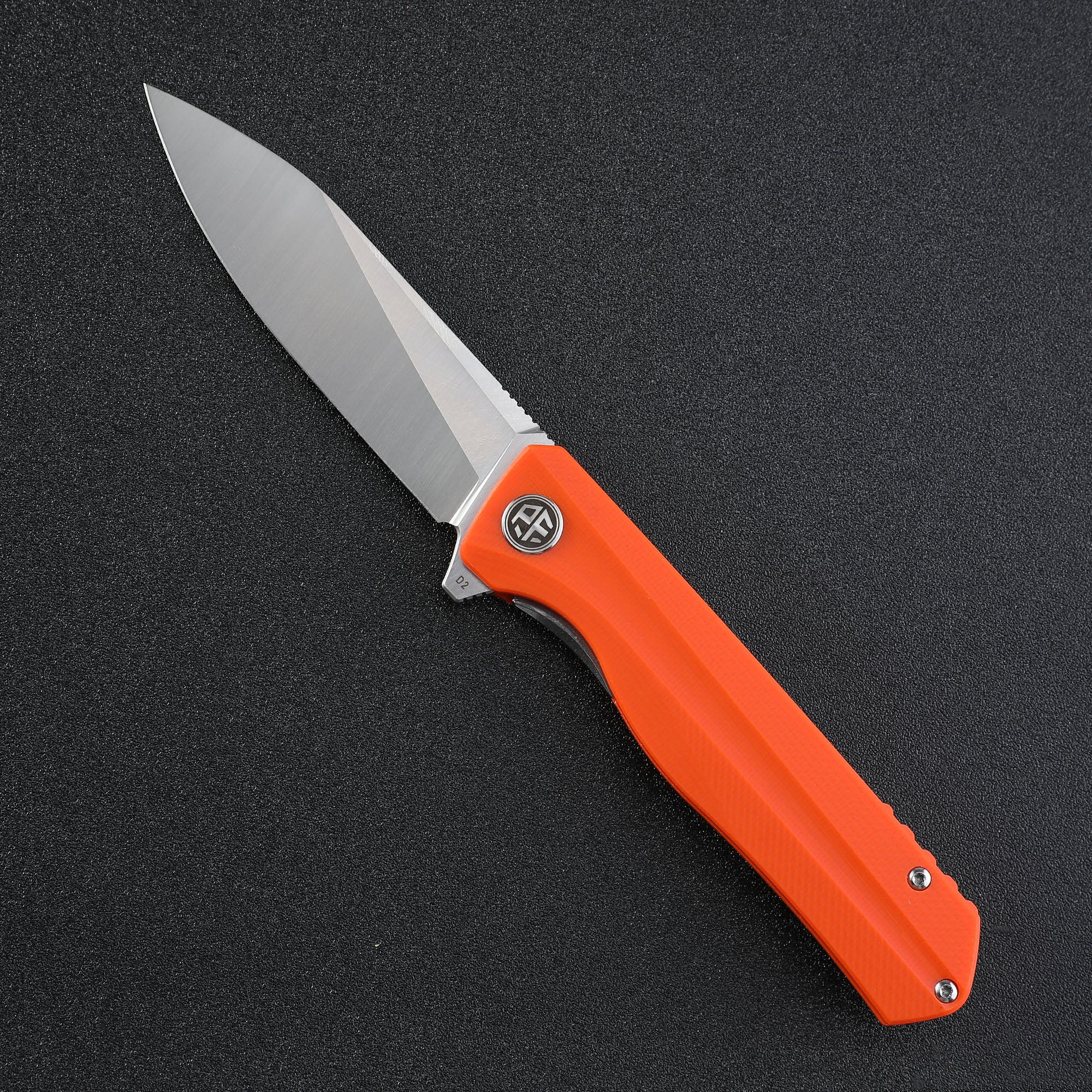 Petrified Fish PF818-Forward,3.54"D2 Steel Blade,G10/Micarta/G10+Carbon Fiber Handle, Flipper Liner lock Folding knife