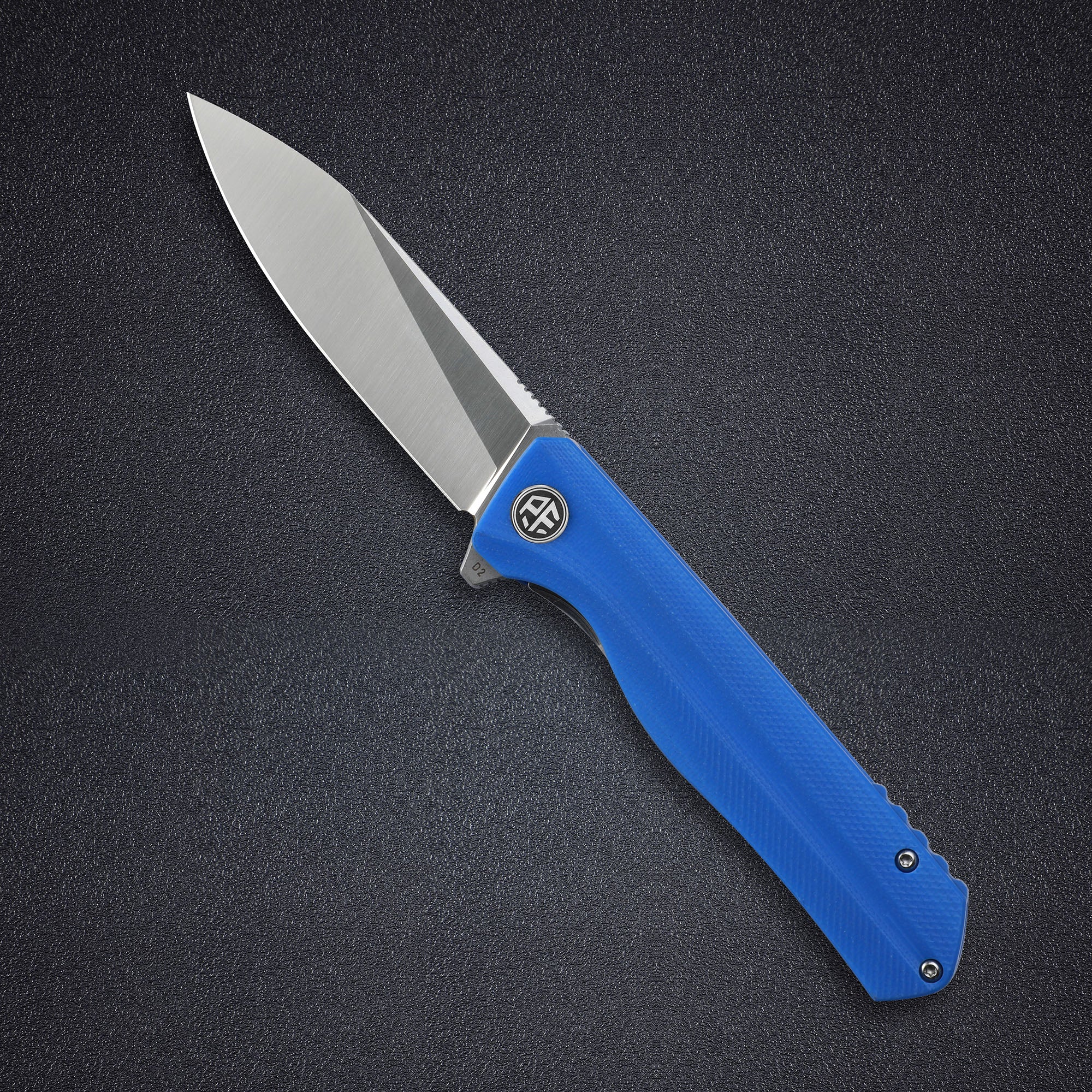 Petrified Fish PF818-Forward,3.54"D2 Steel Blade,G10/Micarta/G10+Carbon Fiber Handle, Flipper Liner lock Folding knife