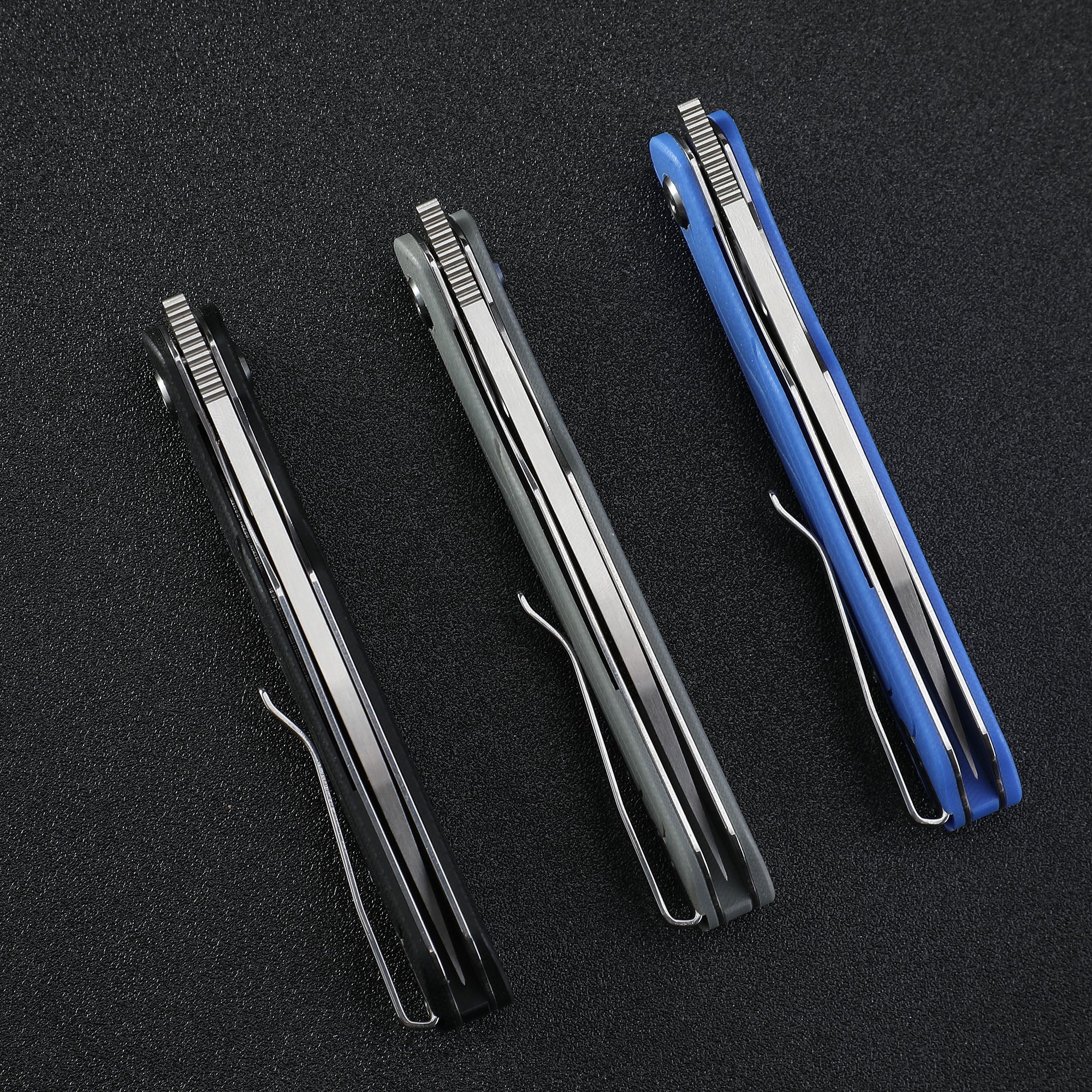 Petrified Fish PFE02 SCOUT ,3.03" 14C28N Satin Blade,65g G10 Handle Front Flipper Folding knife…