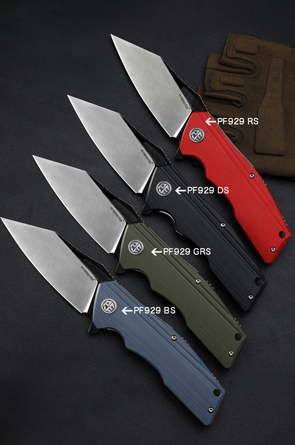 Titan Flipper knife G10 Handle (90mm D2) PF929