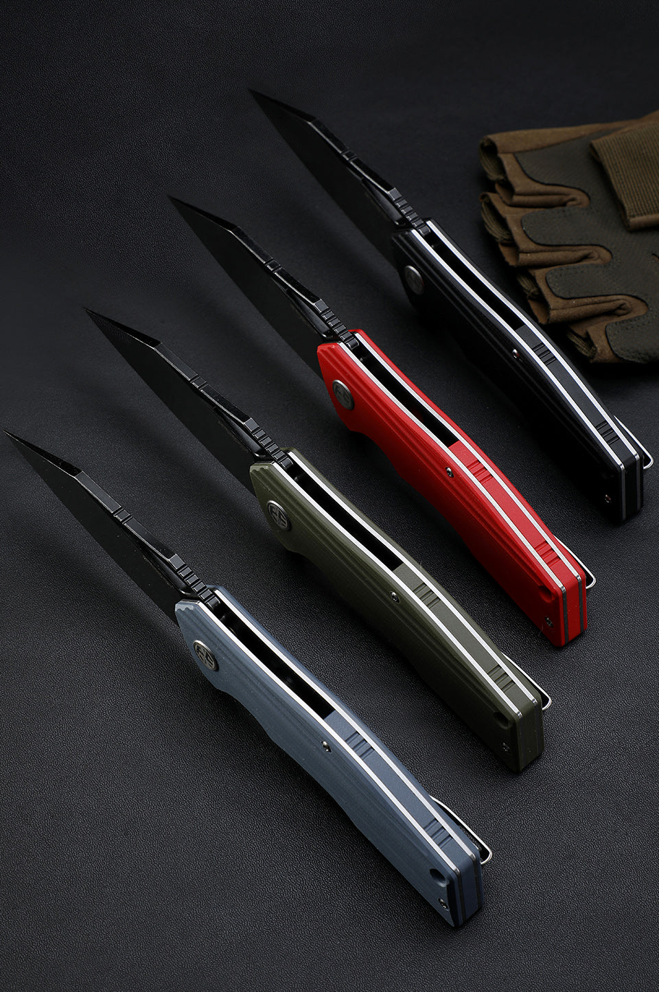 Titan Flipper knife G10 Handle (90mm D2) PF929