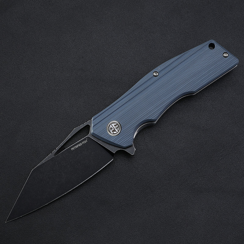 Titan Flipper knife G10 Handle (90mm D2) PF929