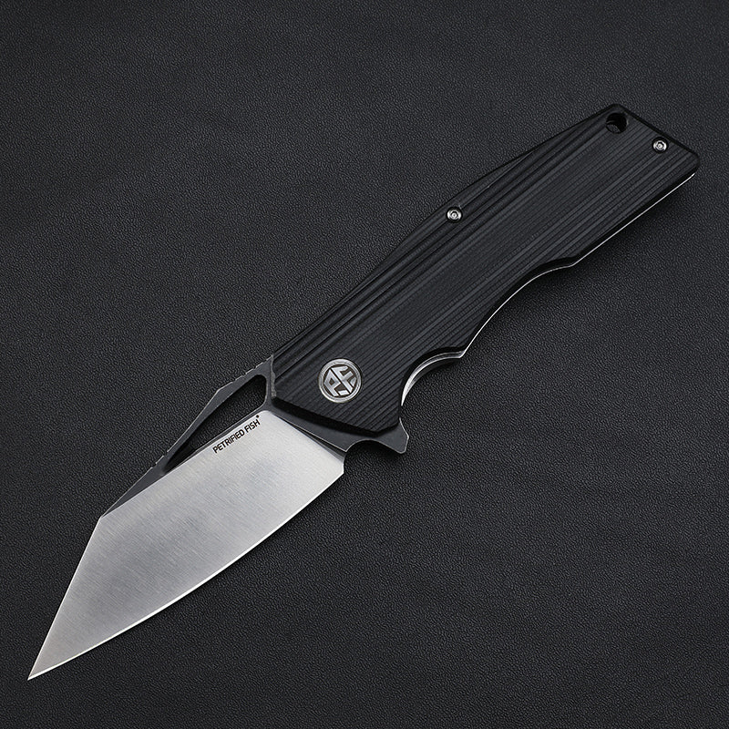 Titan Flipper knife G10 Handle (90mm D2) PF929