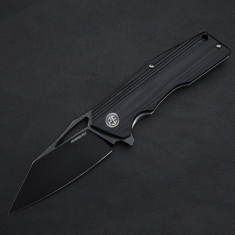 Titan Flipper knife G10 Handle (90mm D2) PF929