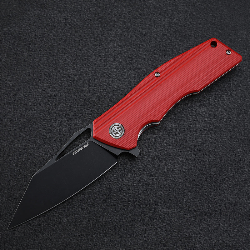 Titan Flipper knife G10 Handle (90mm D2) PF929