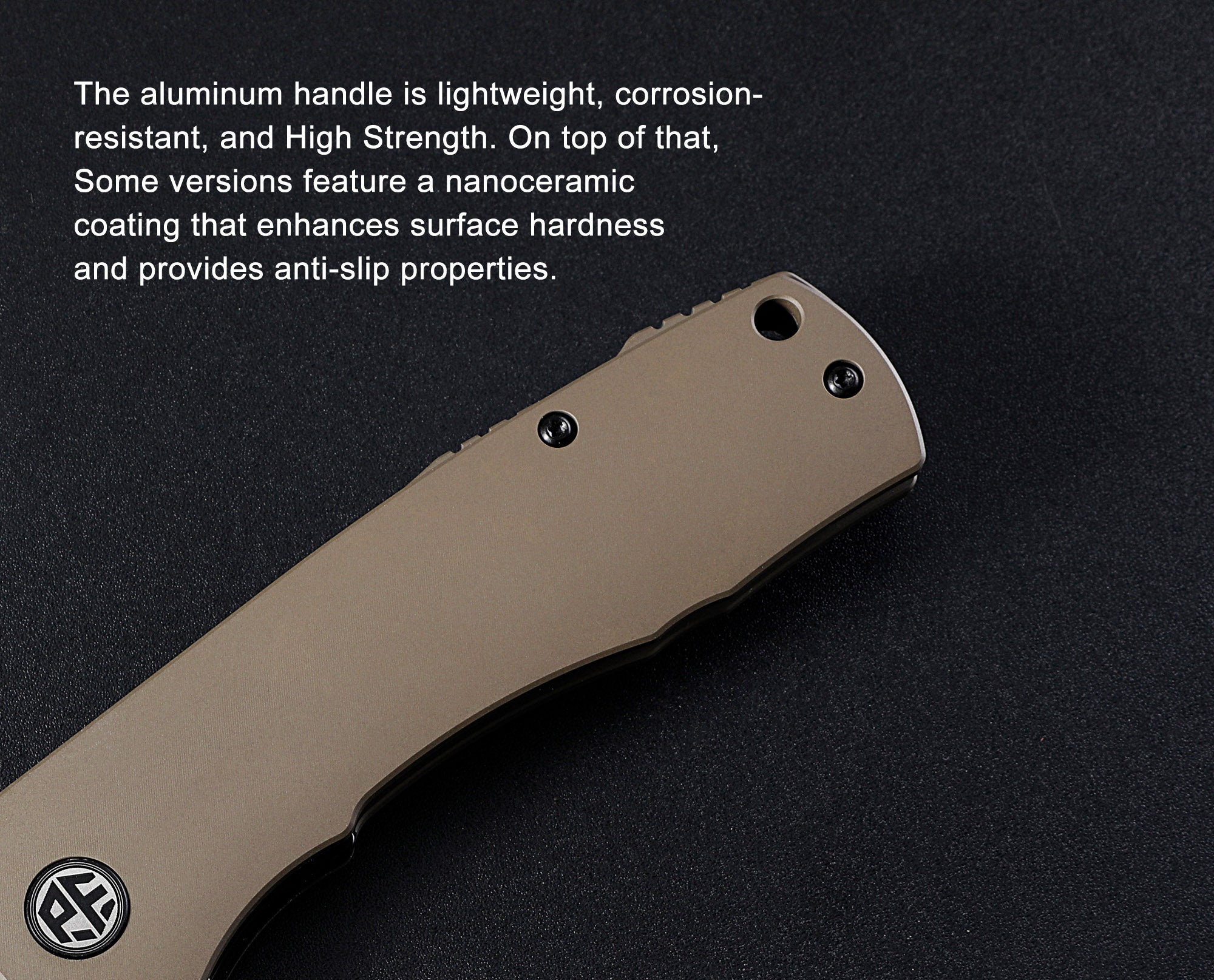 Petrified Fish PFP03 Victor, 3.58" 154CM Steel Blade, Aluminium Handle,Flipper Liner lock Folding knife