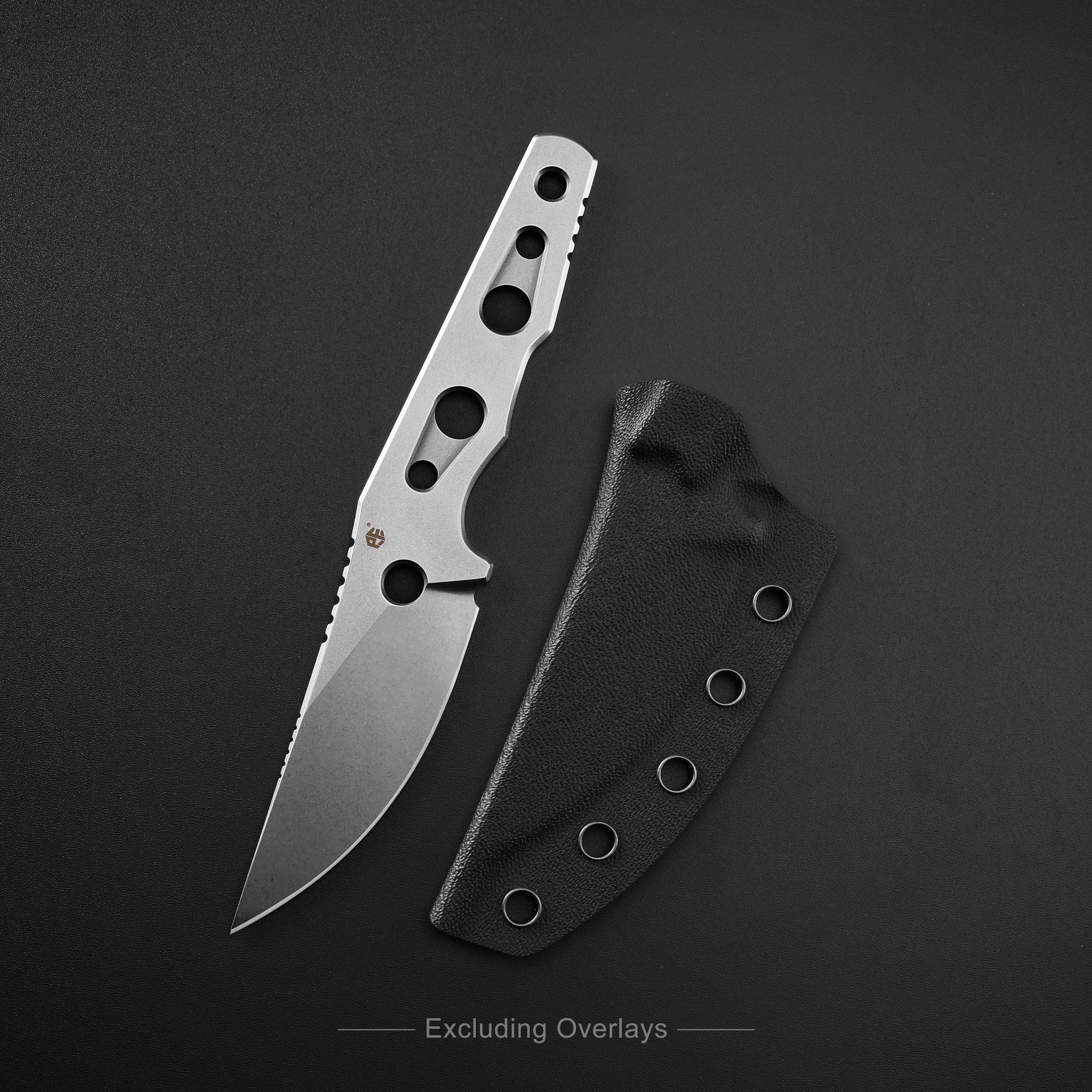 Petrified Fish PFE18 - Bison L, N690 Steel Skeleton knife