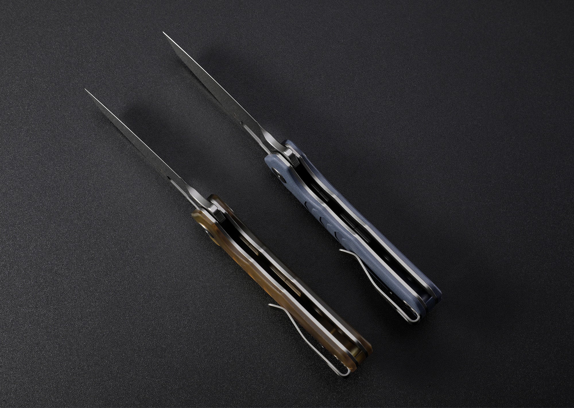 Petrified Fish PFE17-Trilobite , 3.03" 14C28N Steel Blade, G10/ULTEM Handle, Flipper Button lock Folding knife