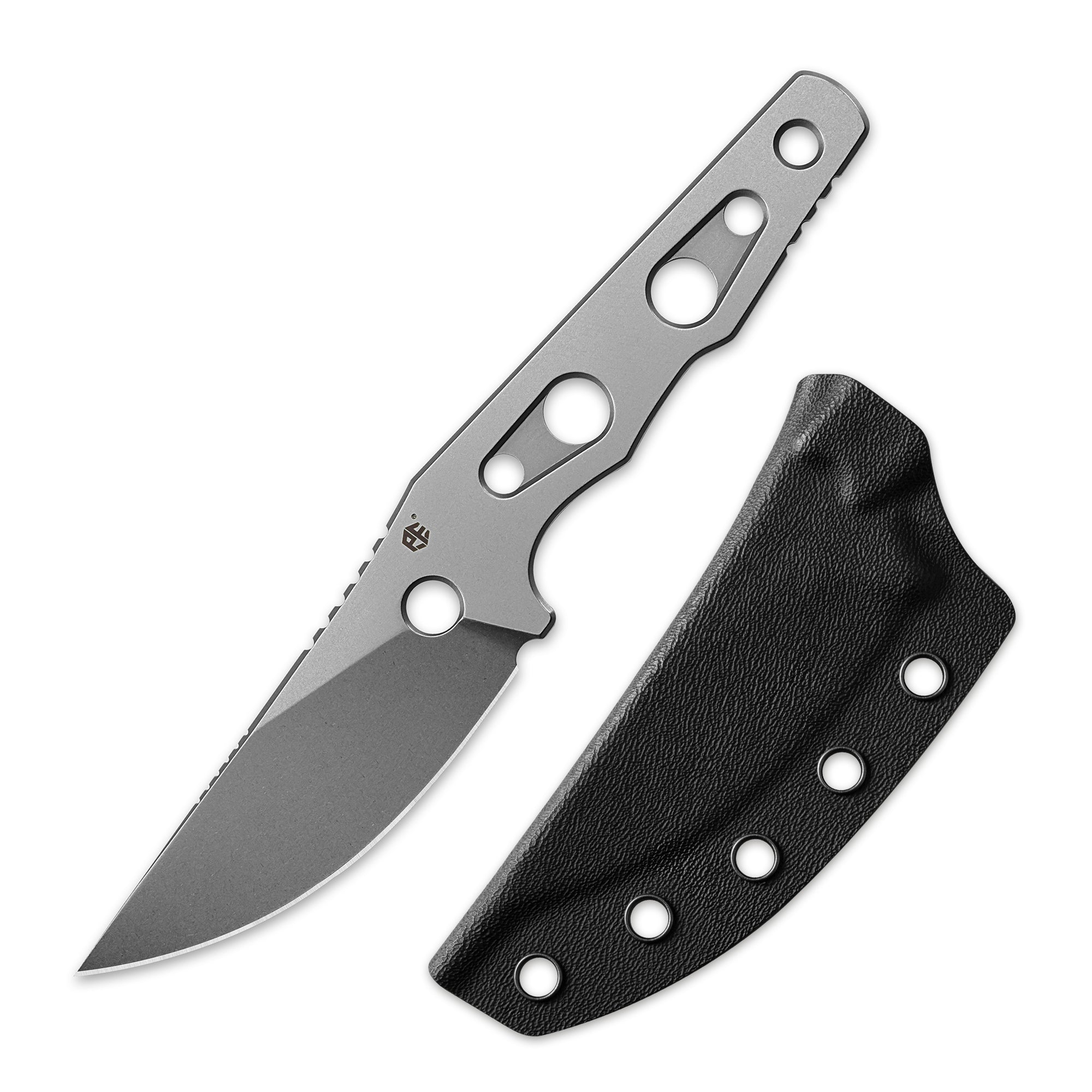 Petrified Fish PFE18 - Bison L, N690 Steel Skeleton knife