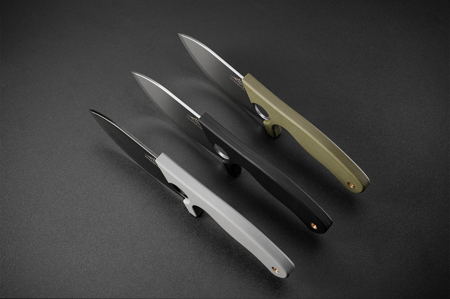 Petrified Fish PFH01 EEL , 3.46" 9CR18MOV Steel Blade, G10 Handle, Multifunctional Fixed Blade knife