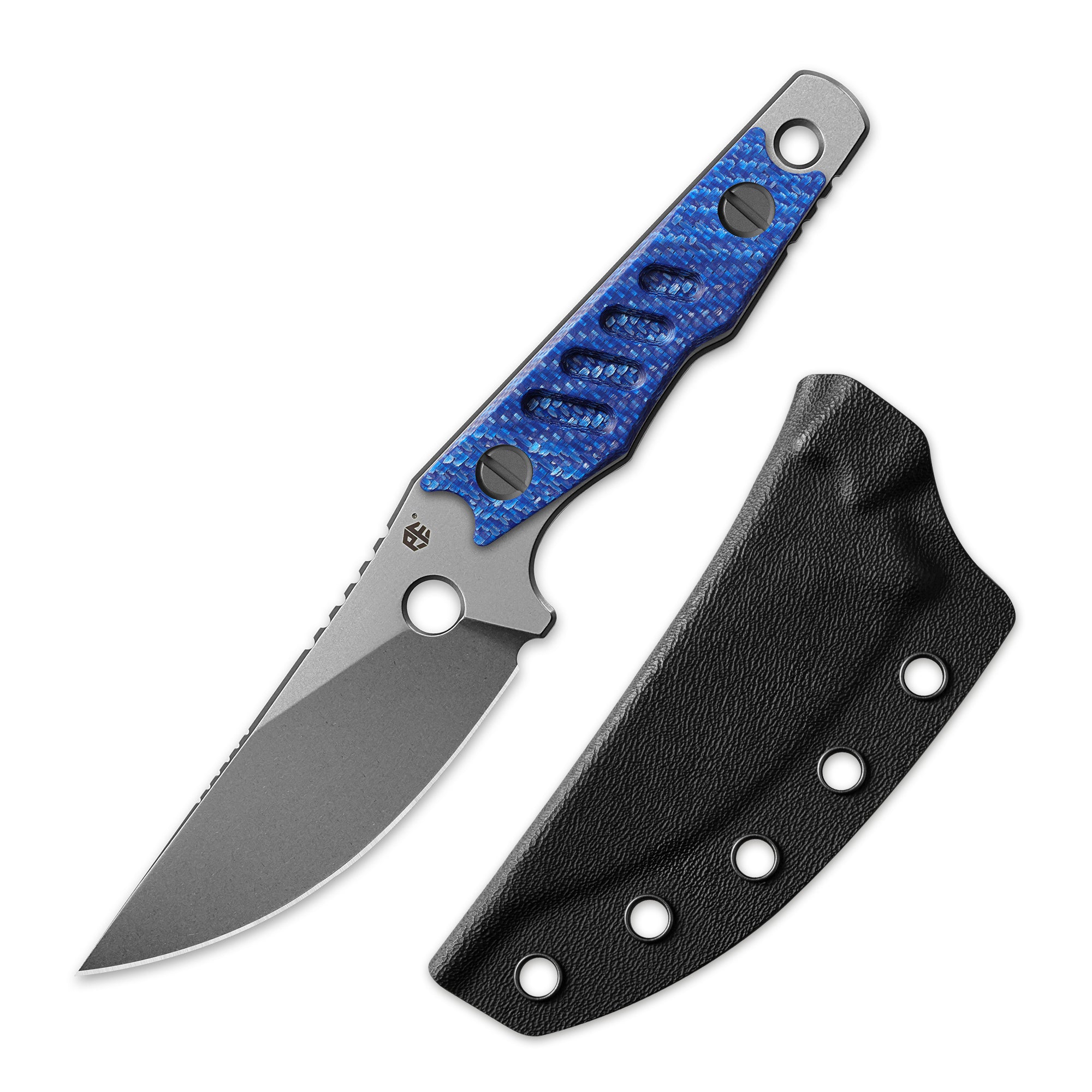 Petrified Fish PFE18 - Bison L, N690 Steel Skeleton knife