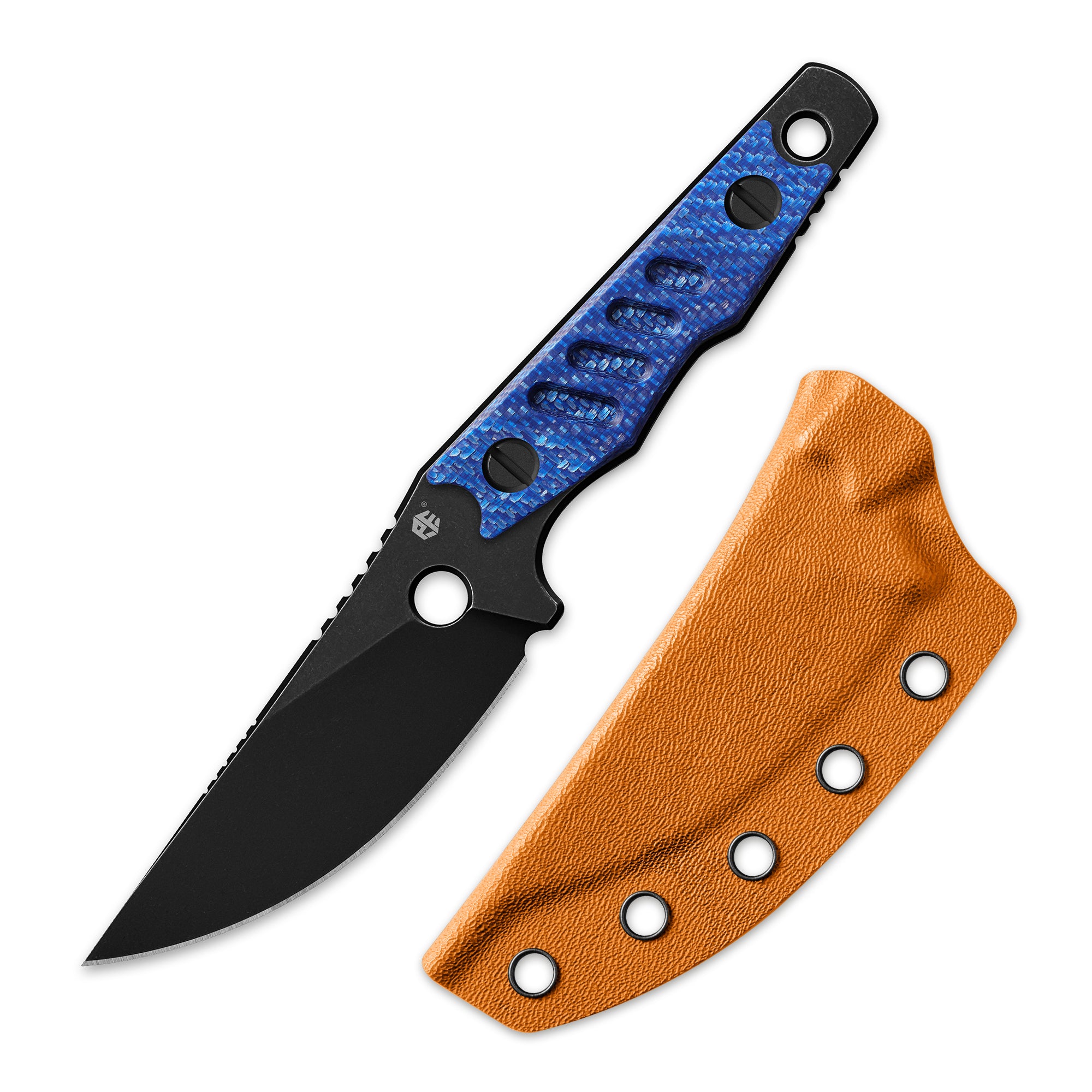 Petrified Fish PFE18 - Bison L, N690 Steel Skeleton knife