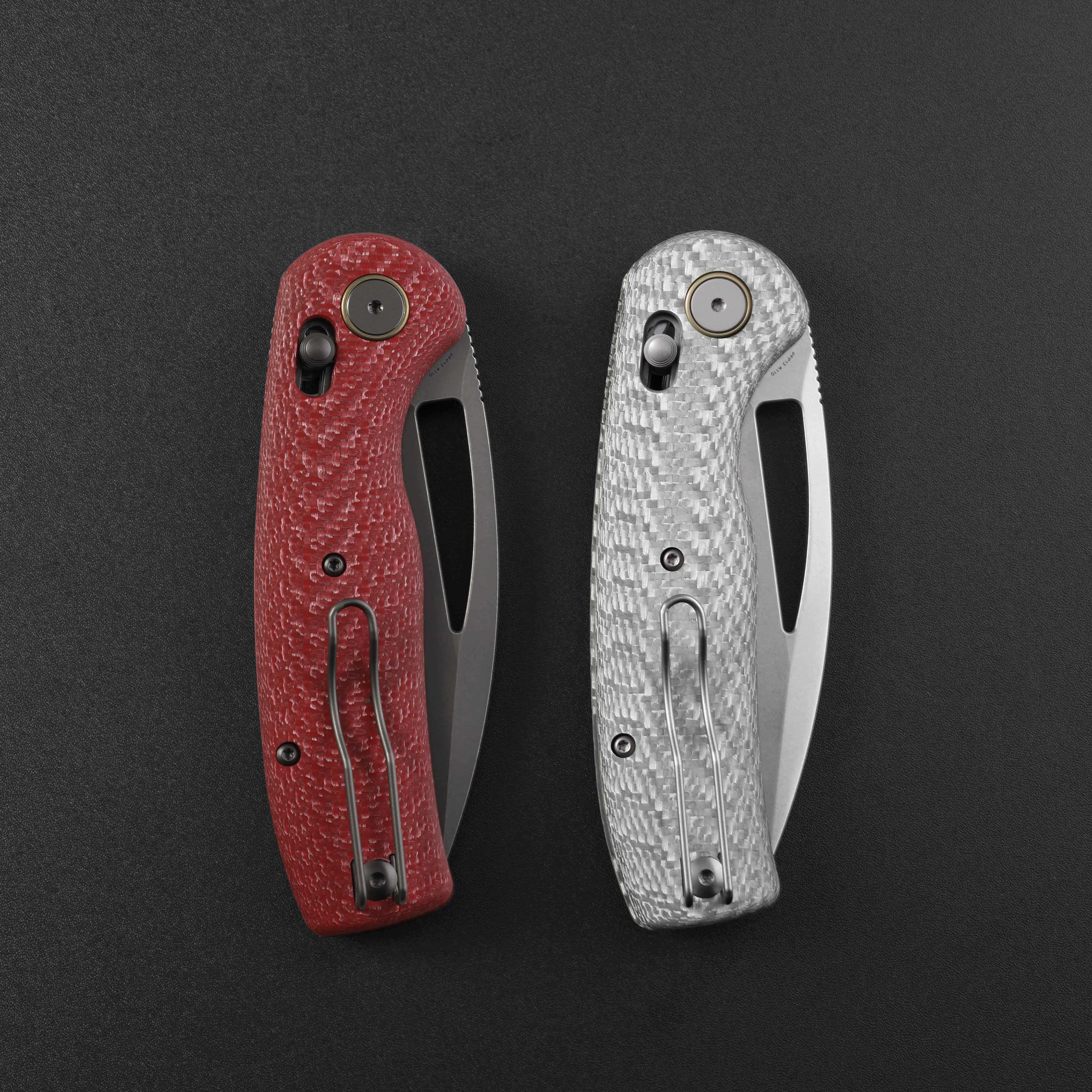Petrified Fish PFP13 - Viper, 3.50" K110 Steel Blade, G10 Handle, Crossbar Lock Folding knife