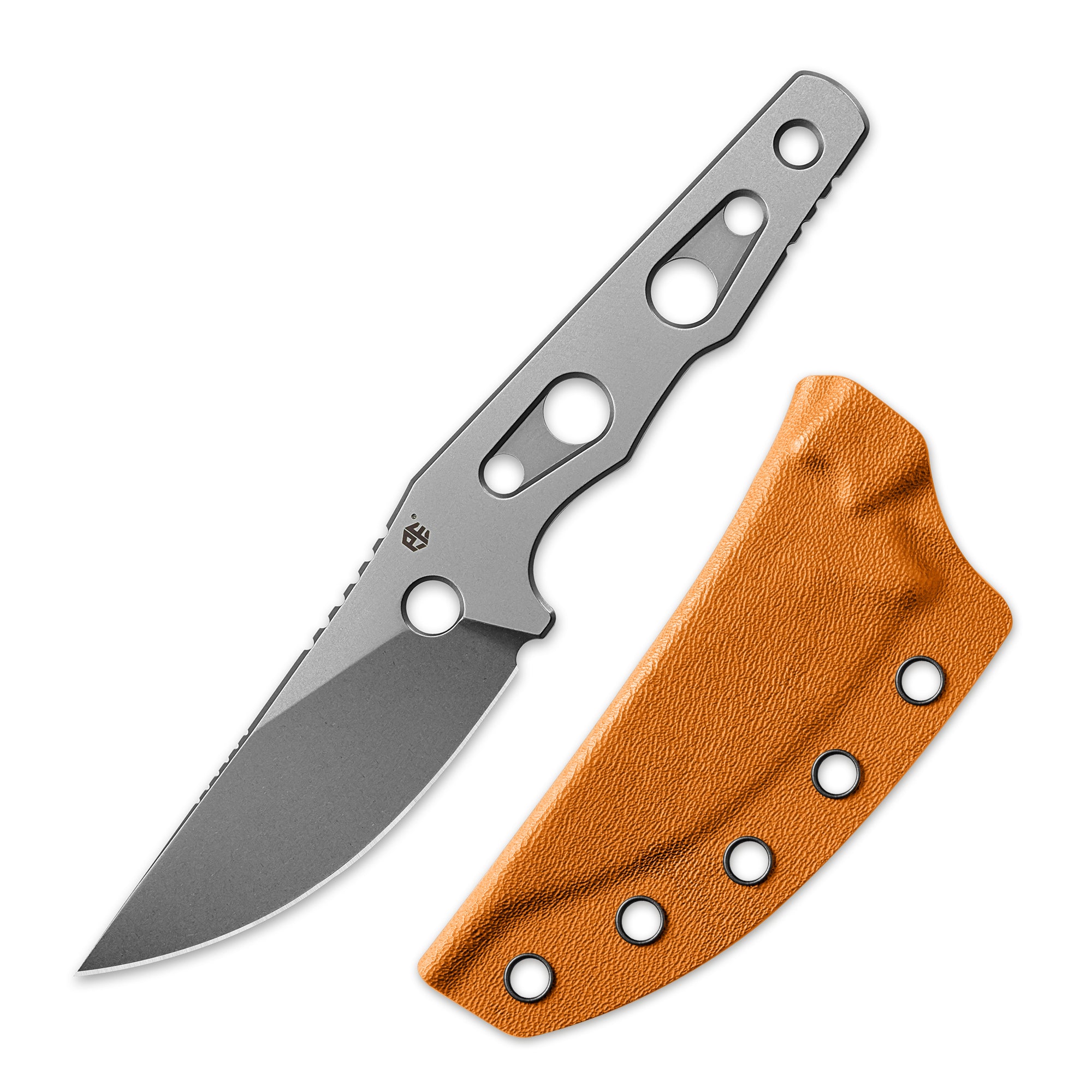 Petrified Fish PFE18 - Bison L, N690 Steel Skeleton knife