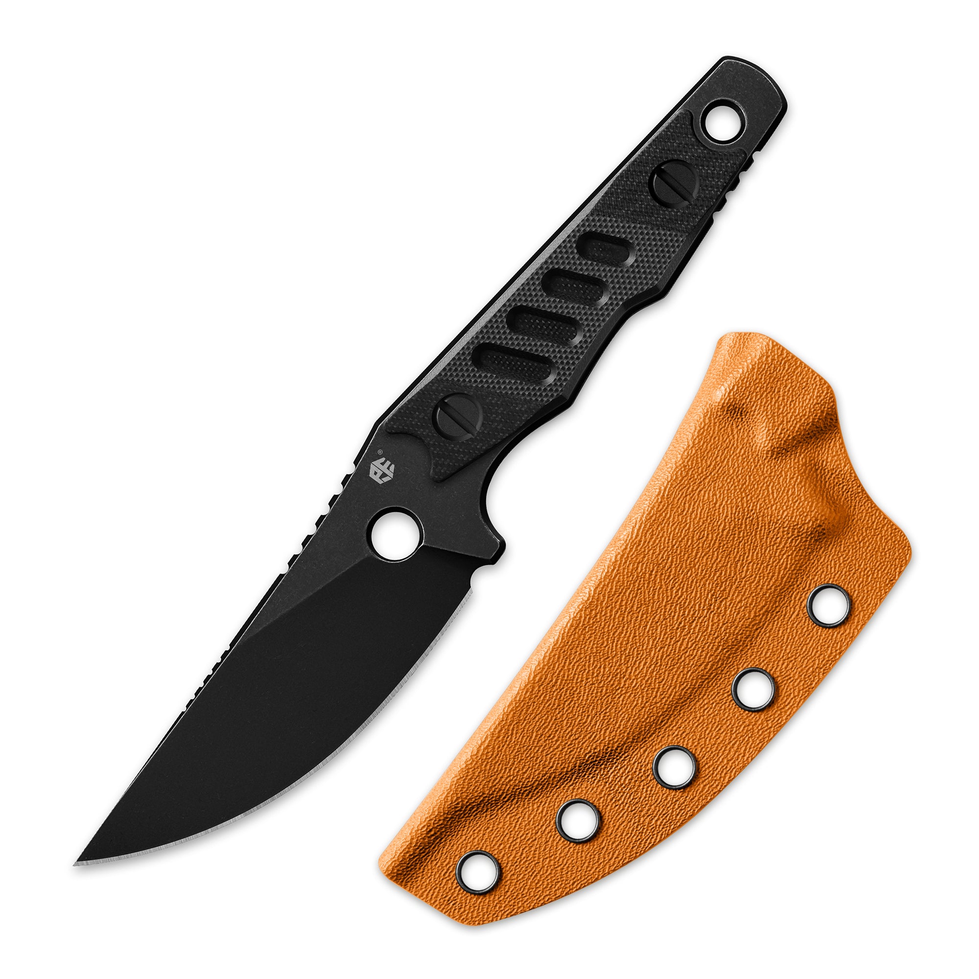 Petrified Fish PFE18 - Bison L, N690 Steel Skeleton knife