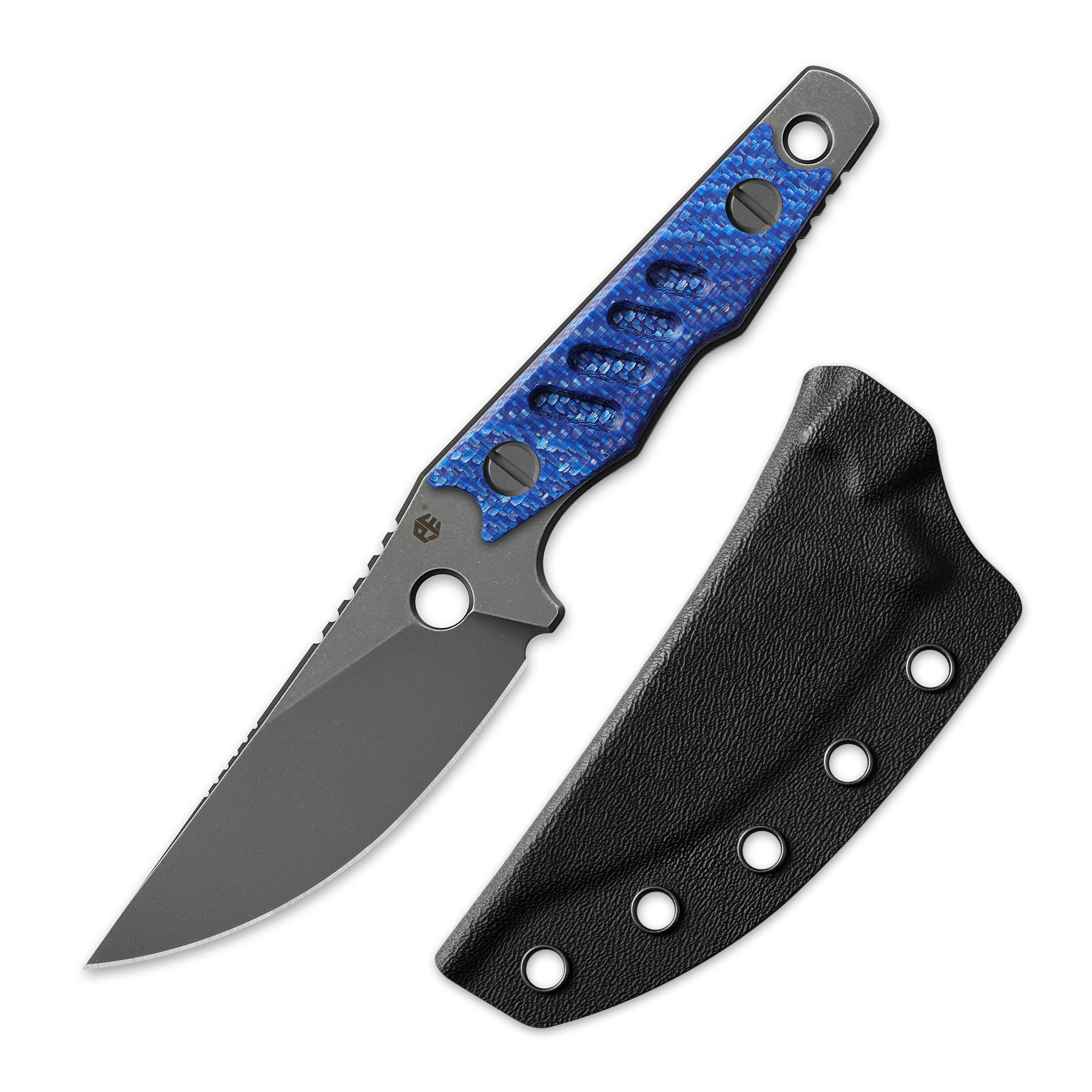 Petrified Fish PFE18 - Bison L, N690 Steel Skeleton knife