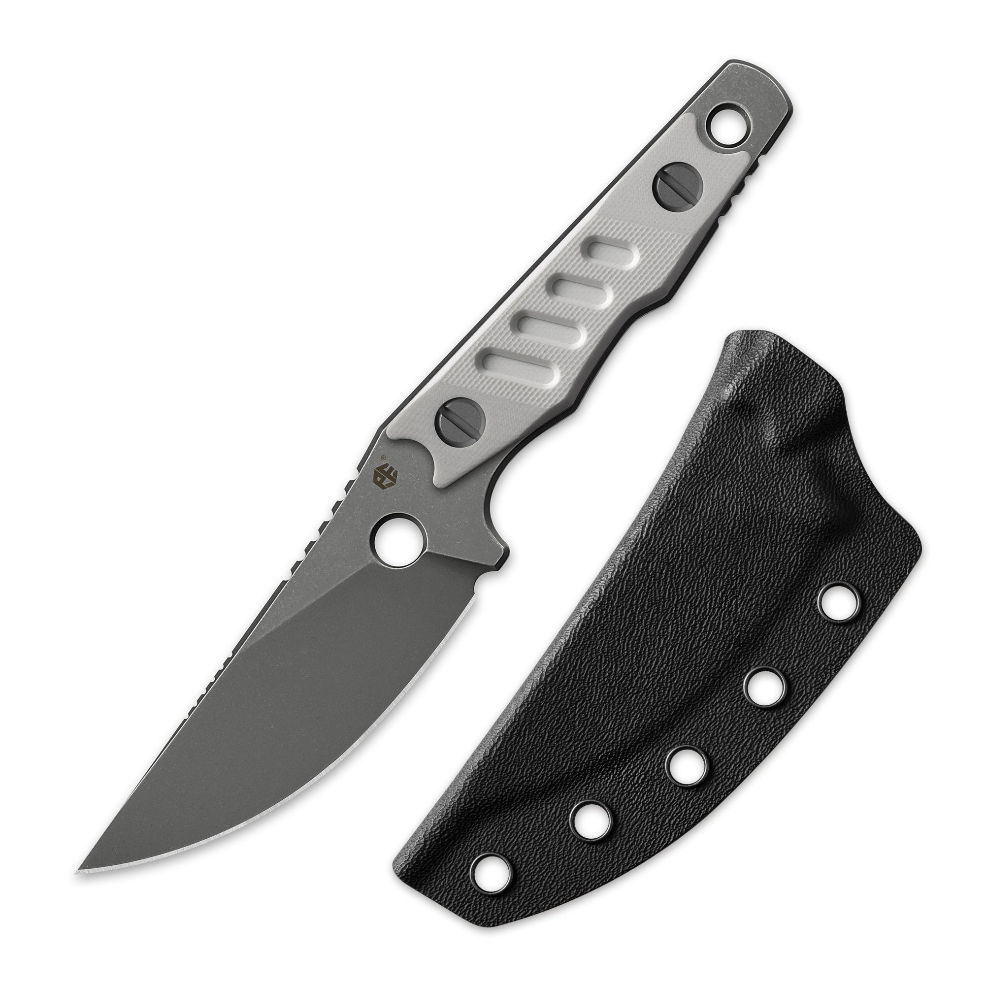 Petrified Fish PFE18 - Bison L, N690 Steel Skeleton knife