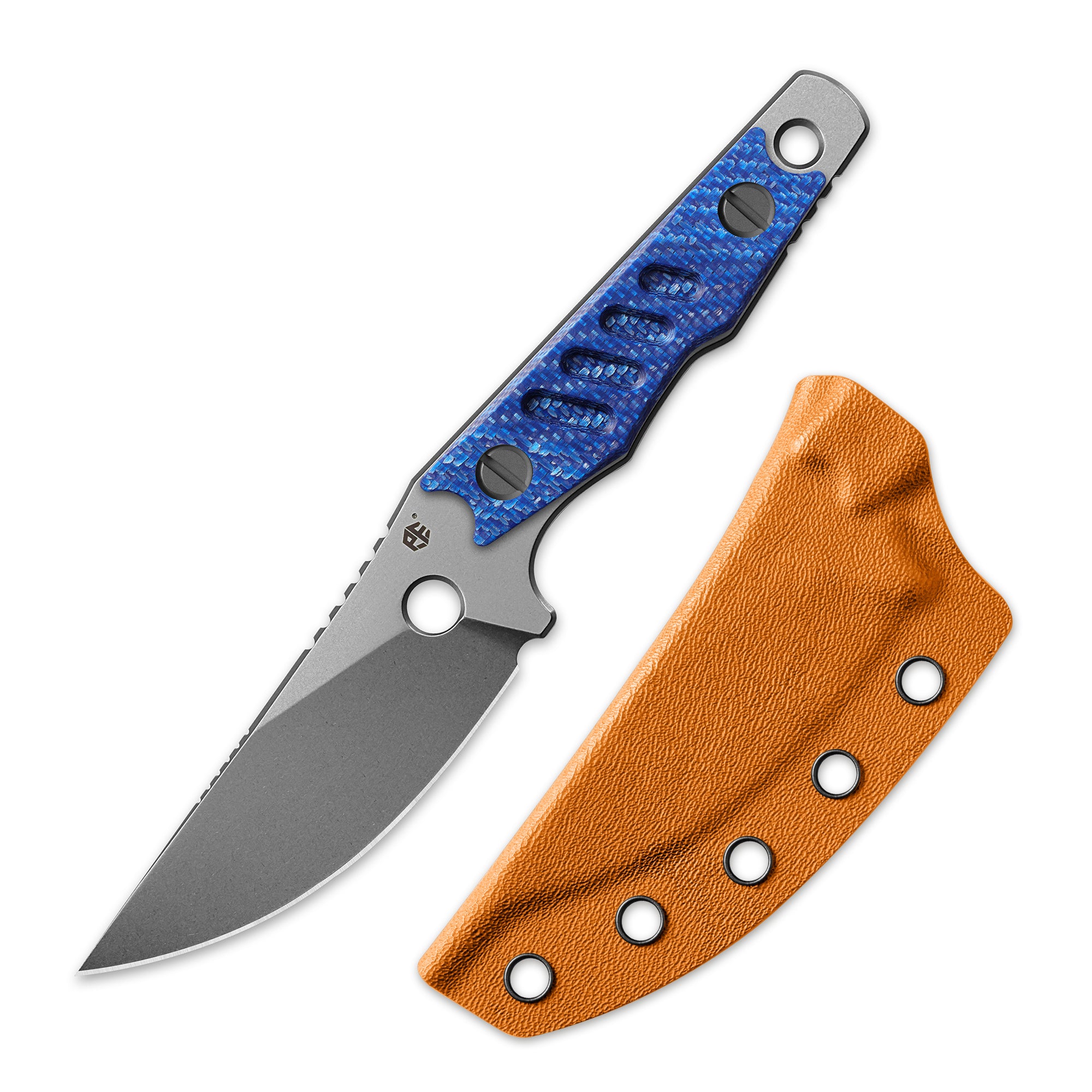 Petrified Fish PFE18 - Bison L, N690 Steel Skeleton knife