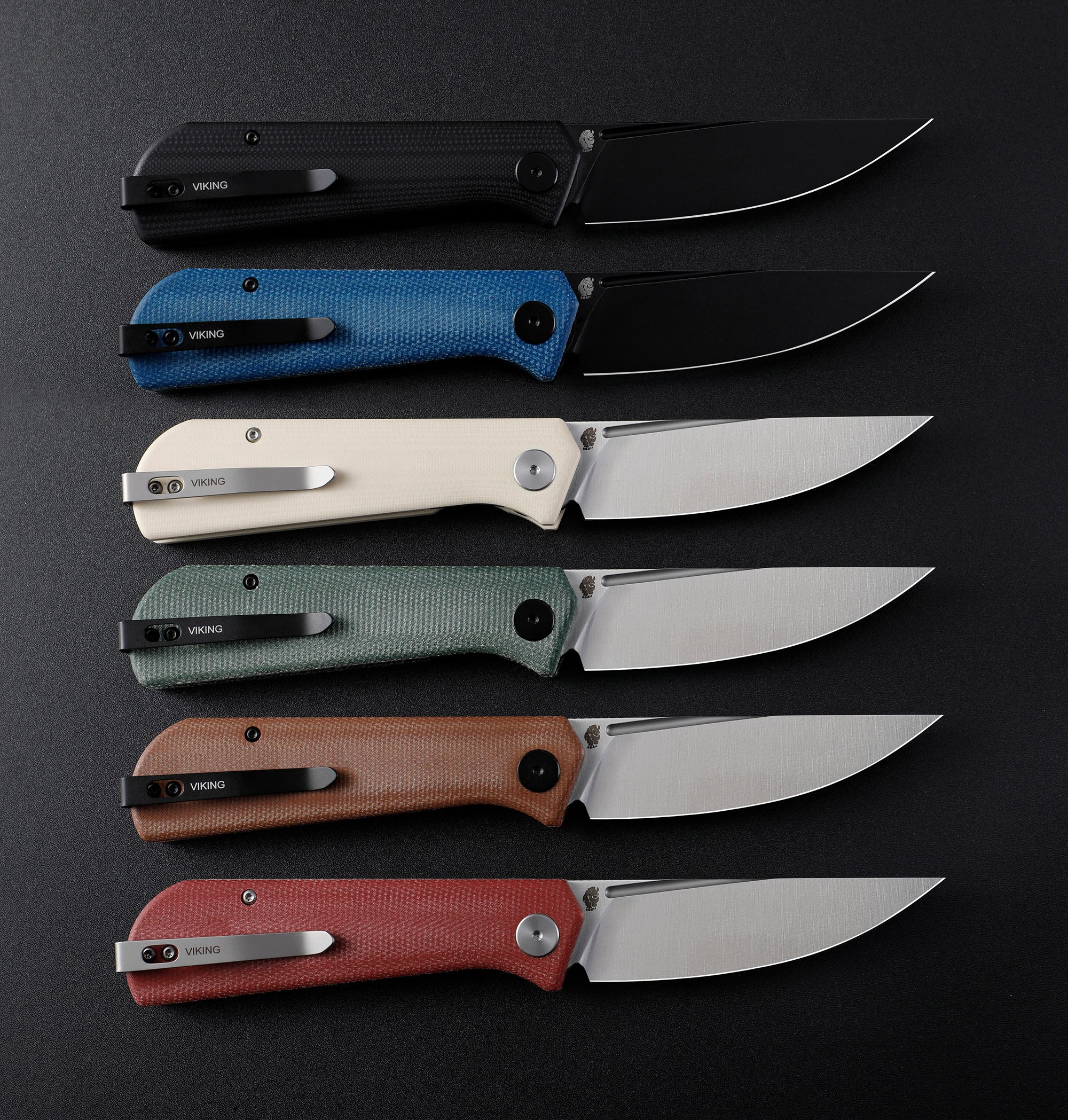 Petrified Fish PFP07 Viking  ,3.62" K110 Satin Blade, 123g G10 Handle Front Flipper Liner lock Folding knife