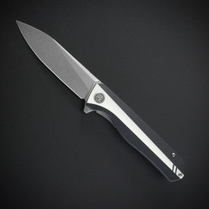 PF818 D2 steel flipper folding knive G10 handle