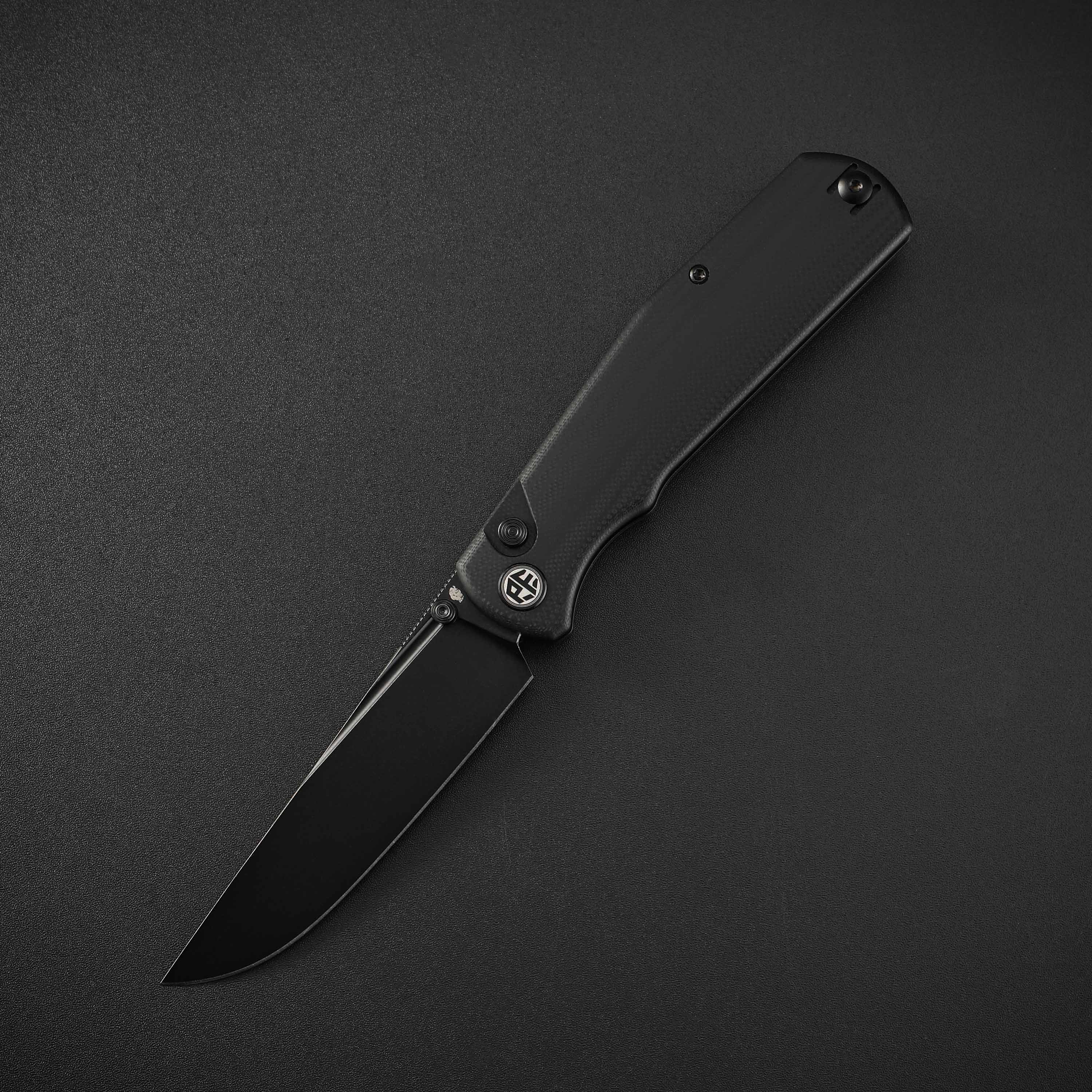 Petrified Fish PFP14 - Lis, 3.90" 10Cr15CoMov Steel Blade, G10 Handle, Button Lock Folding knife