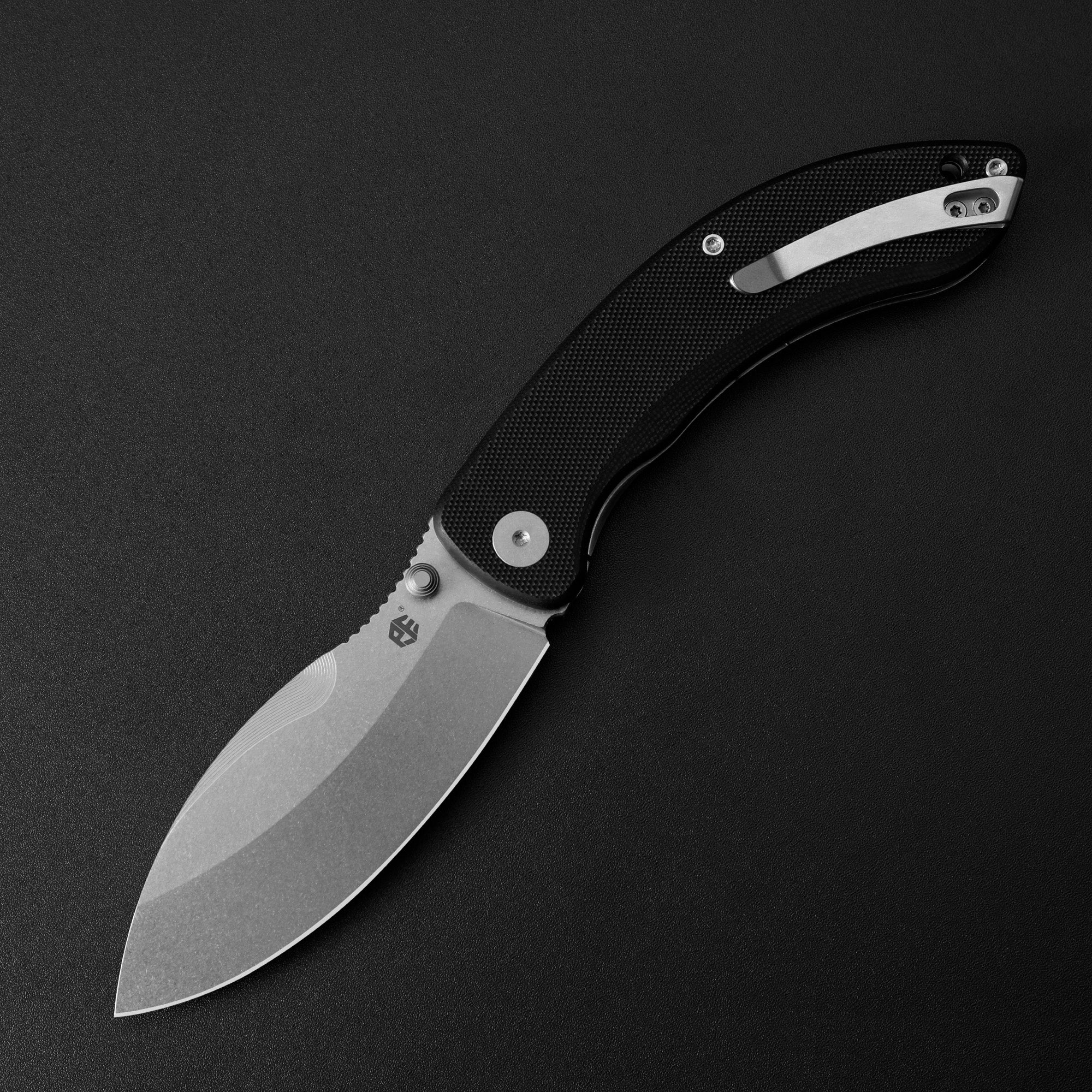 Petrified Fish PFB06 - Zonda, 3.74" 14C28N Steel Blade, G10/Wood Handle, Liner Lock Folding knife