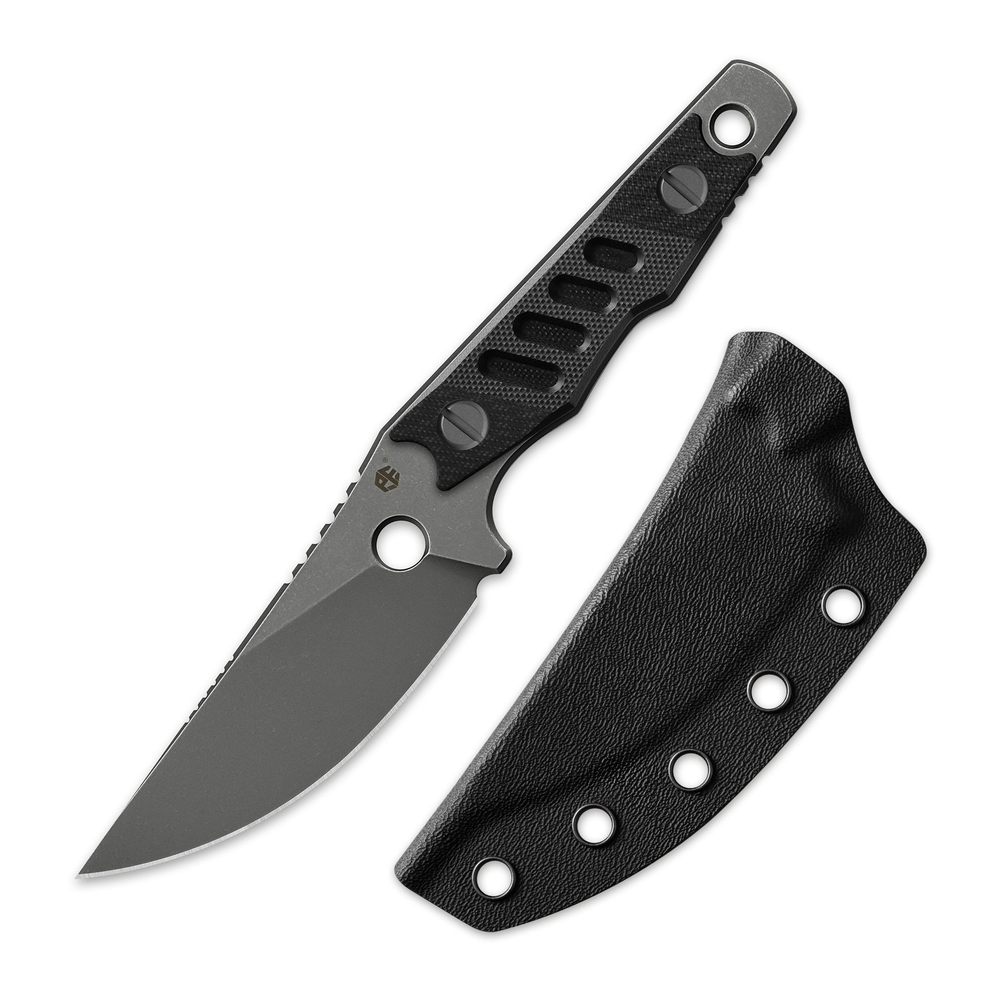 Petrified Fish PFE18 - Bison L, N690 Steel Skeleton knife