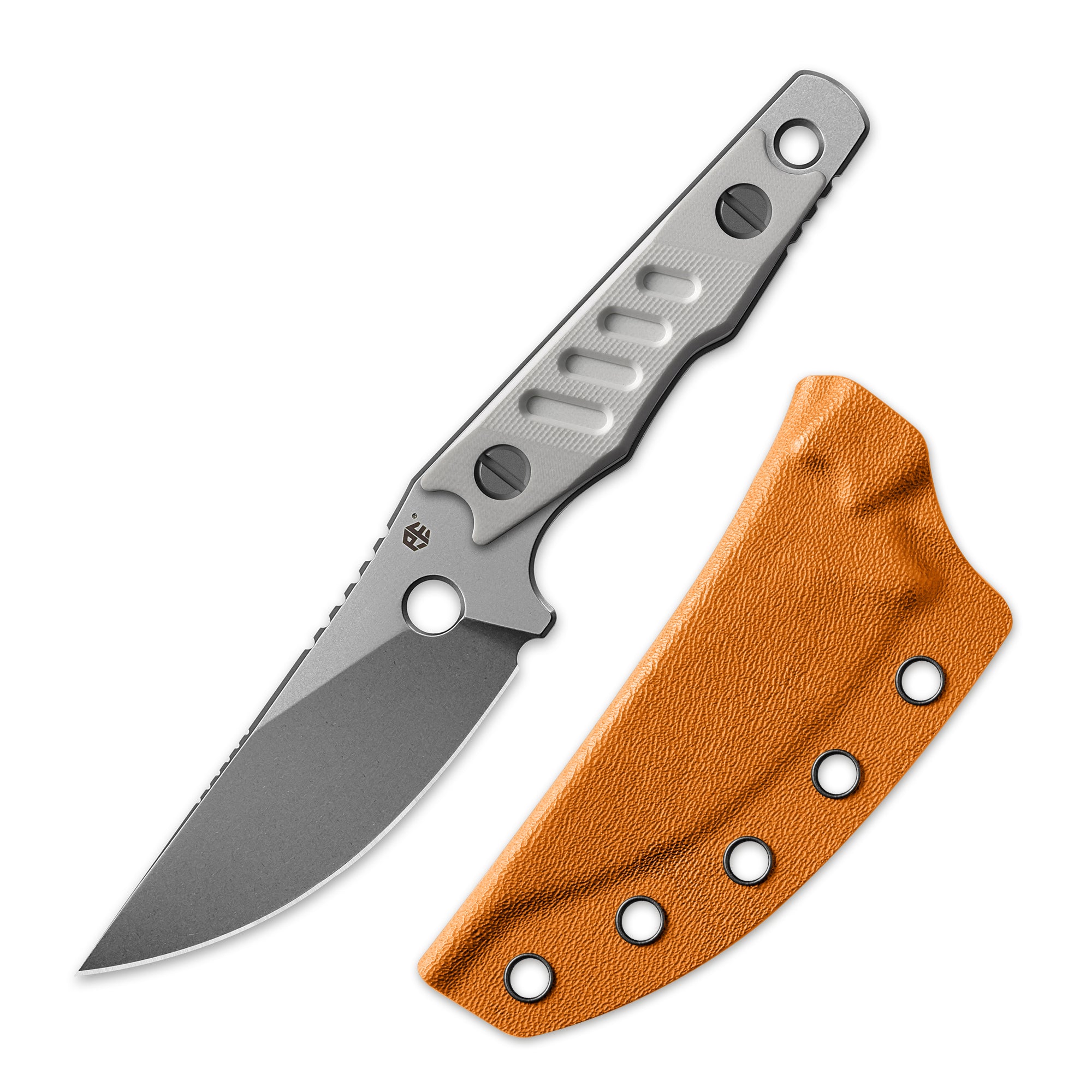 Petrified Fish PFE18 - Bison L, N690 Steel Skeleton knife