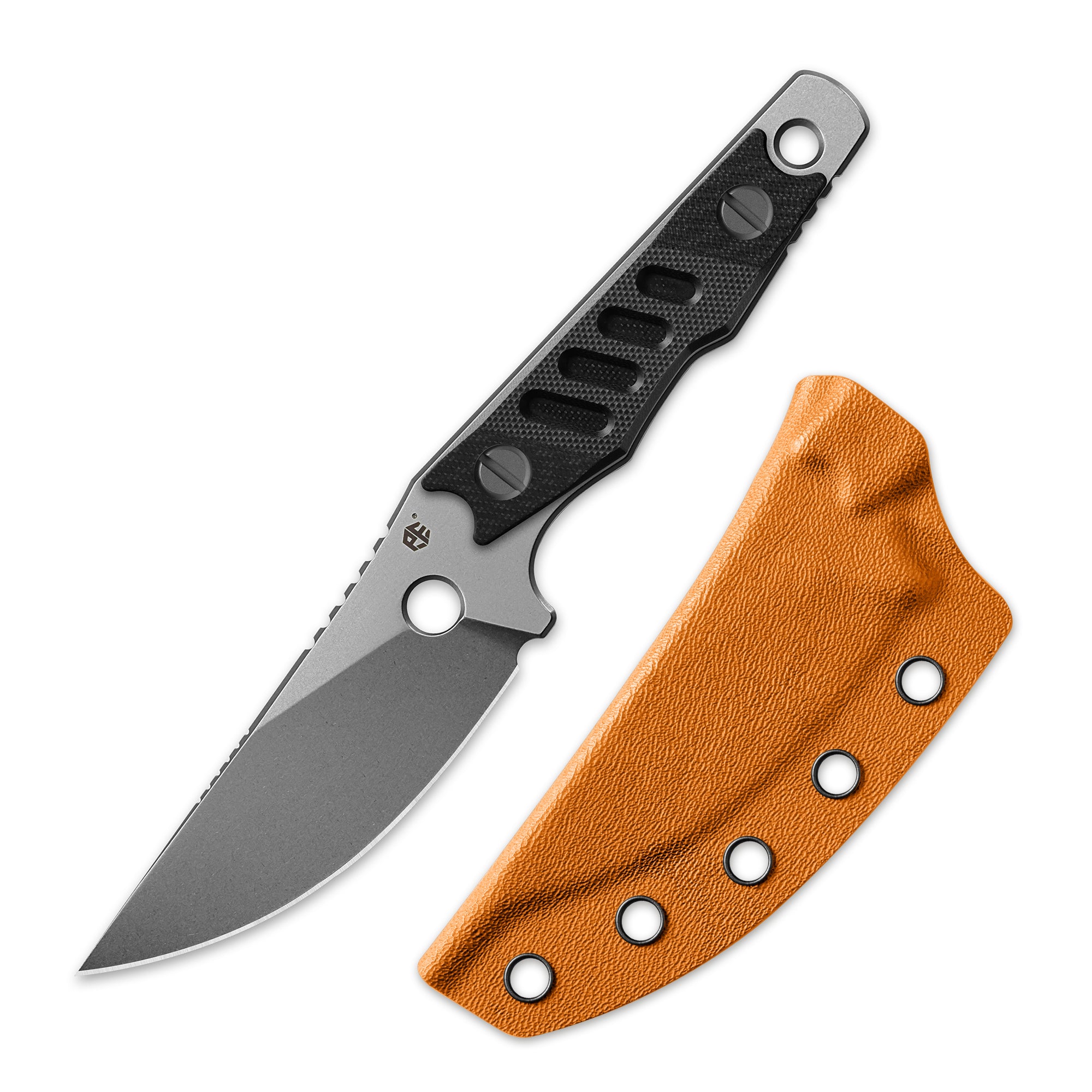 Petrified Fish PFE18 - Bison L, N690 Steel Skeleton knife