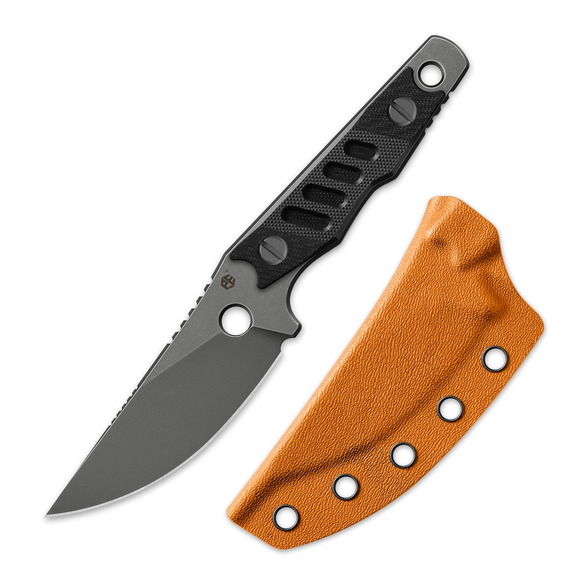 Petrified Fish PFE18 - Bison L, N690 Steel Skeleton knife