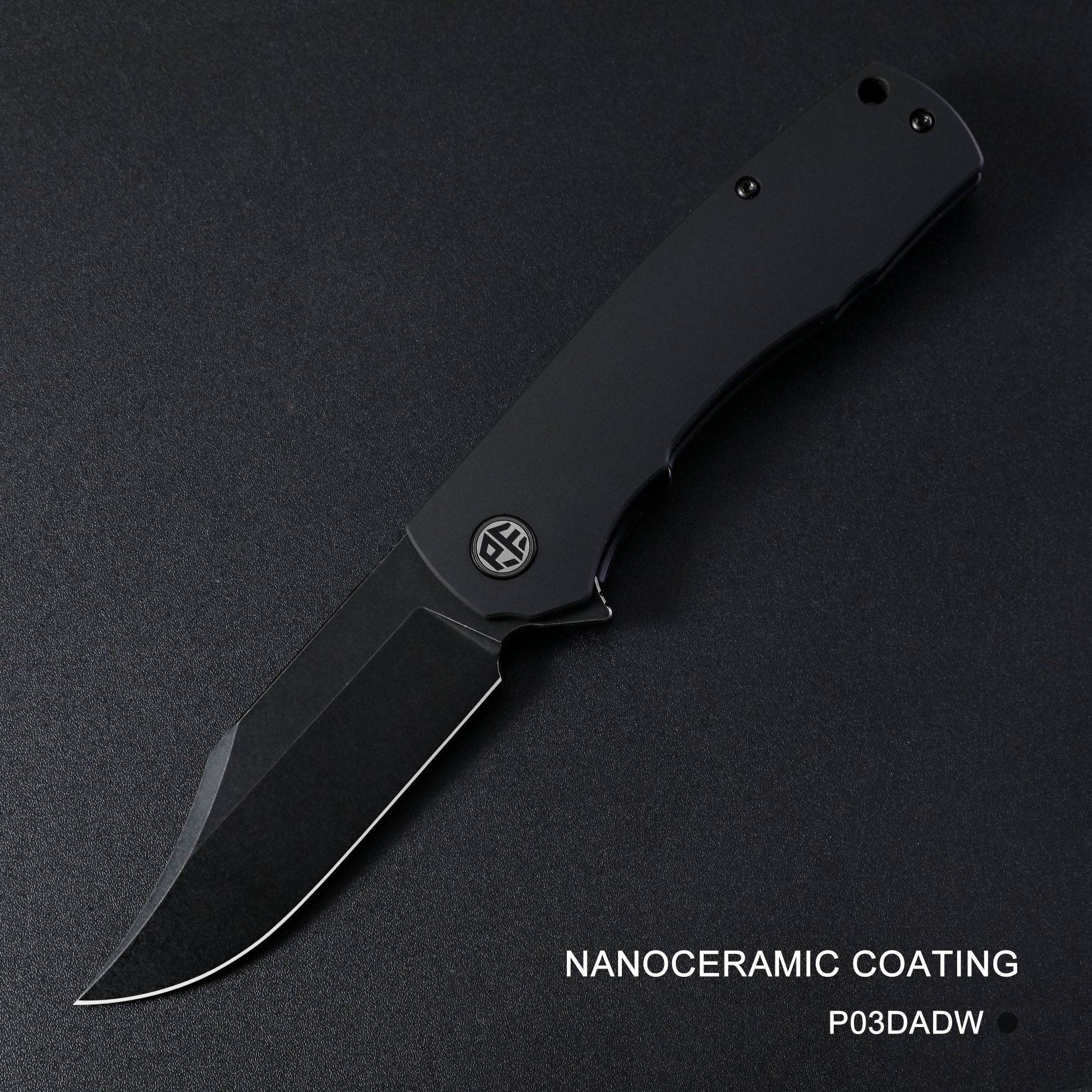 Petrified Fish PFP03 Victor, 3.58" 154CM Steel Blade, Aluminium Handle,Flipper Liner lock Folding knife
