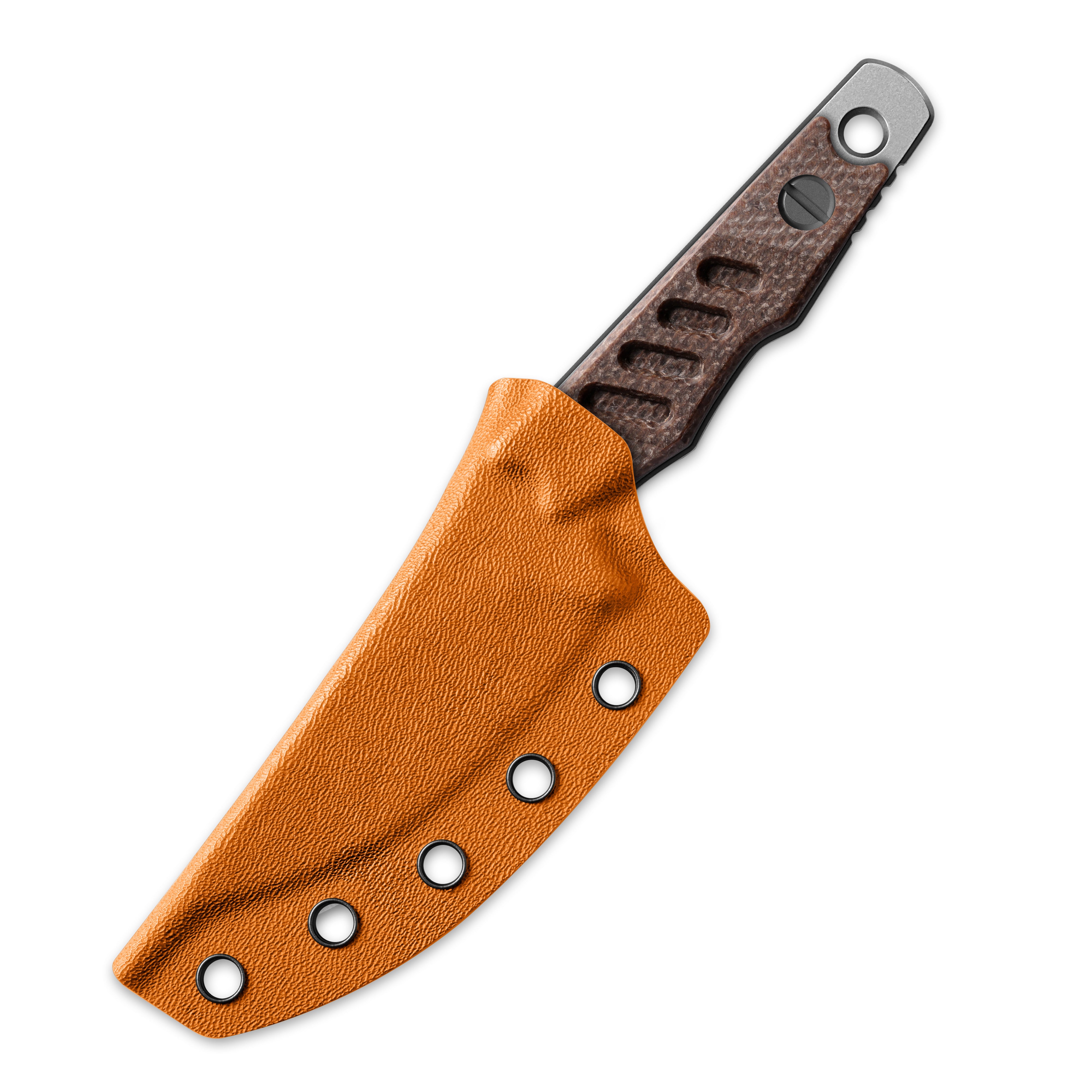 Petrified Fish PFE18 - Bison L, N690 Steel Skeleton knife