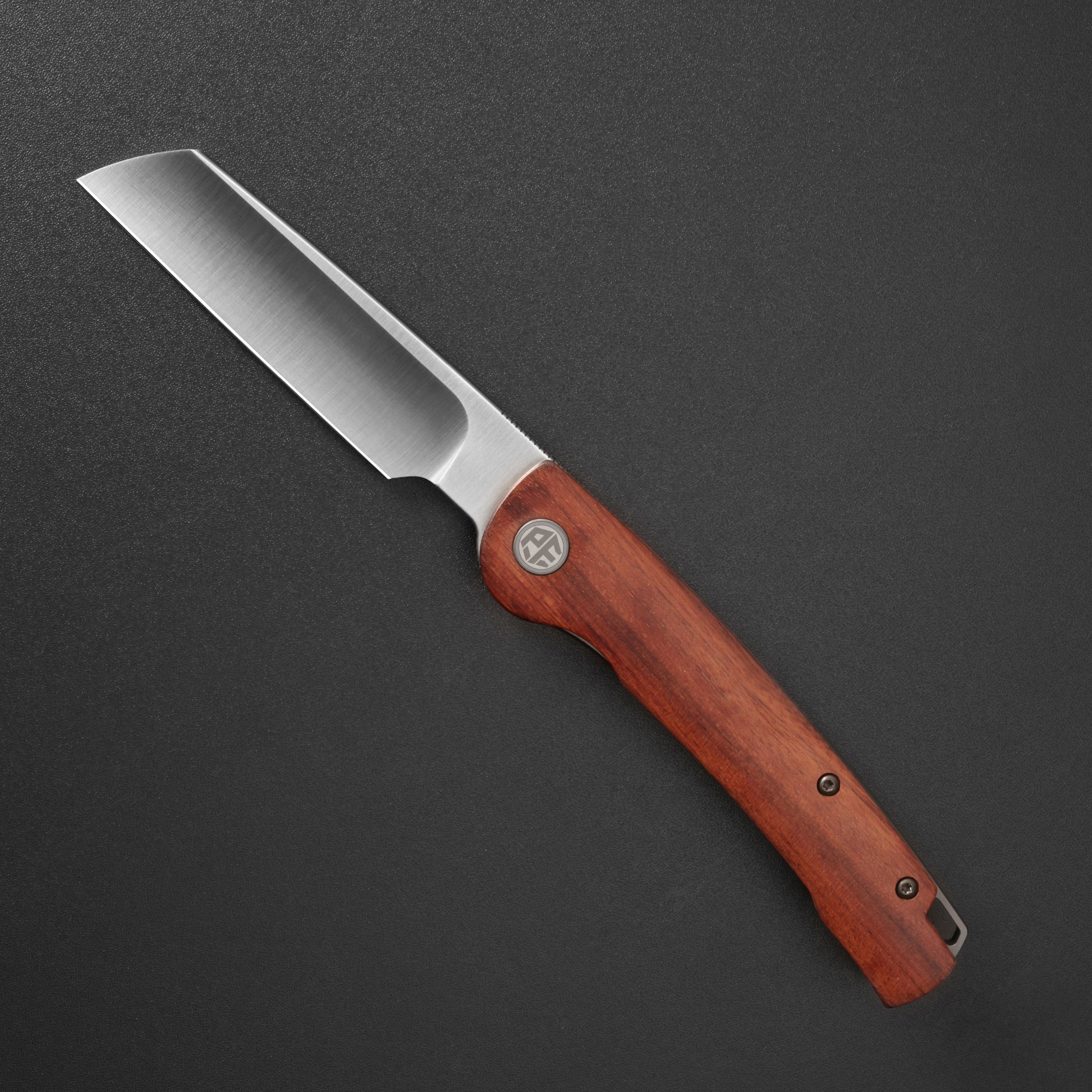 Petrified Fish PFE04 Scholar ,3.7" 154CM Satin/Stonewashed Blade,  Front Flipper Liner lock Folding knife