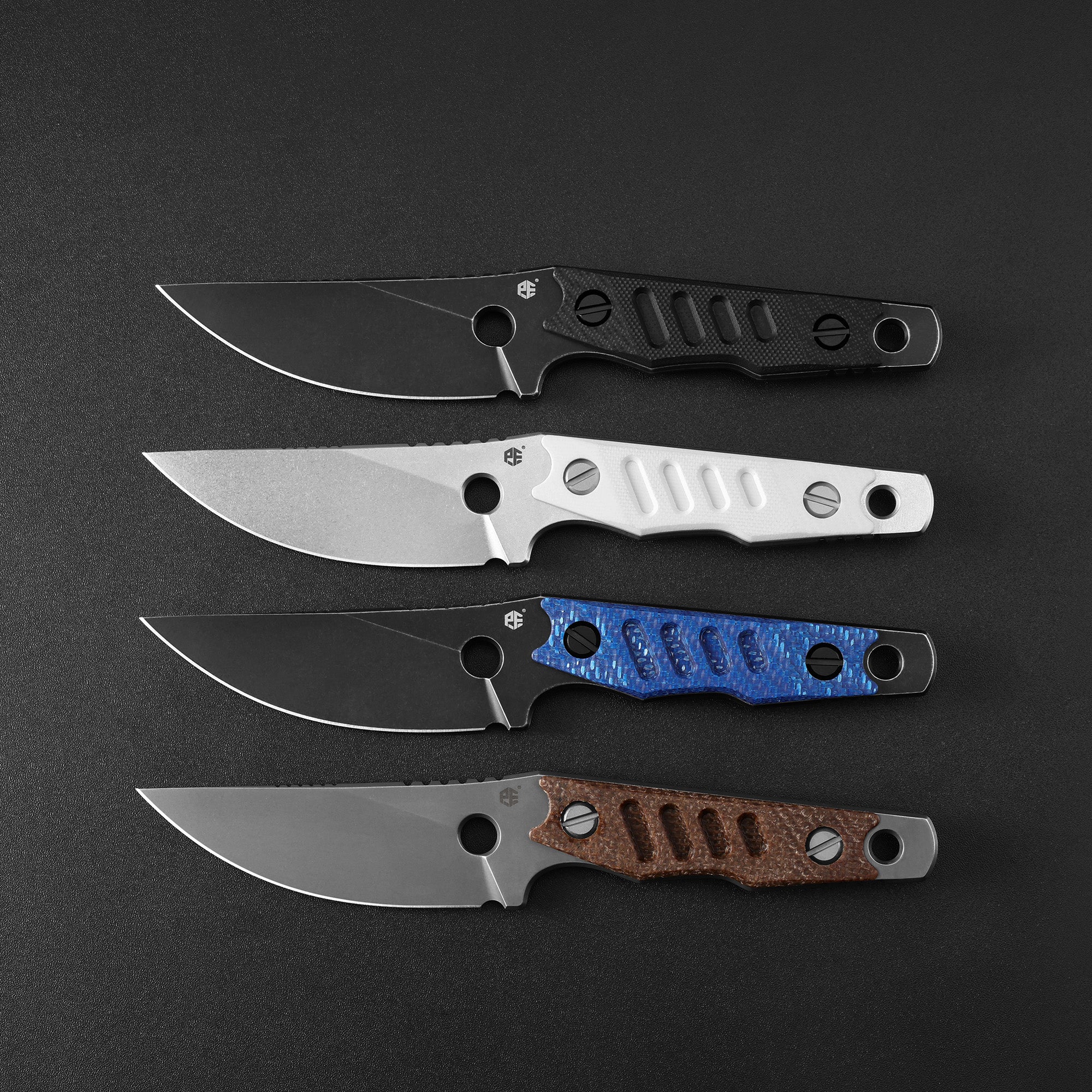 Petrified Fish PFE18 - Bison L, N690 Steel Skeleton knife