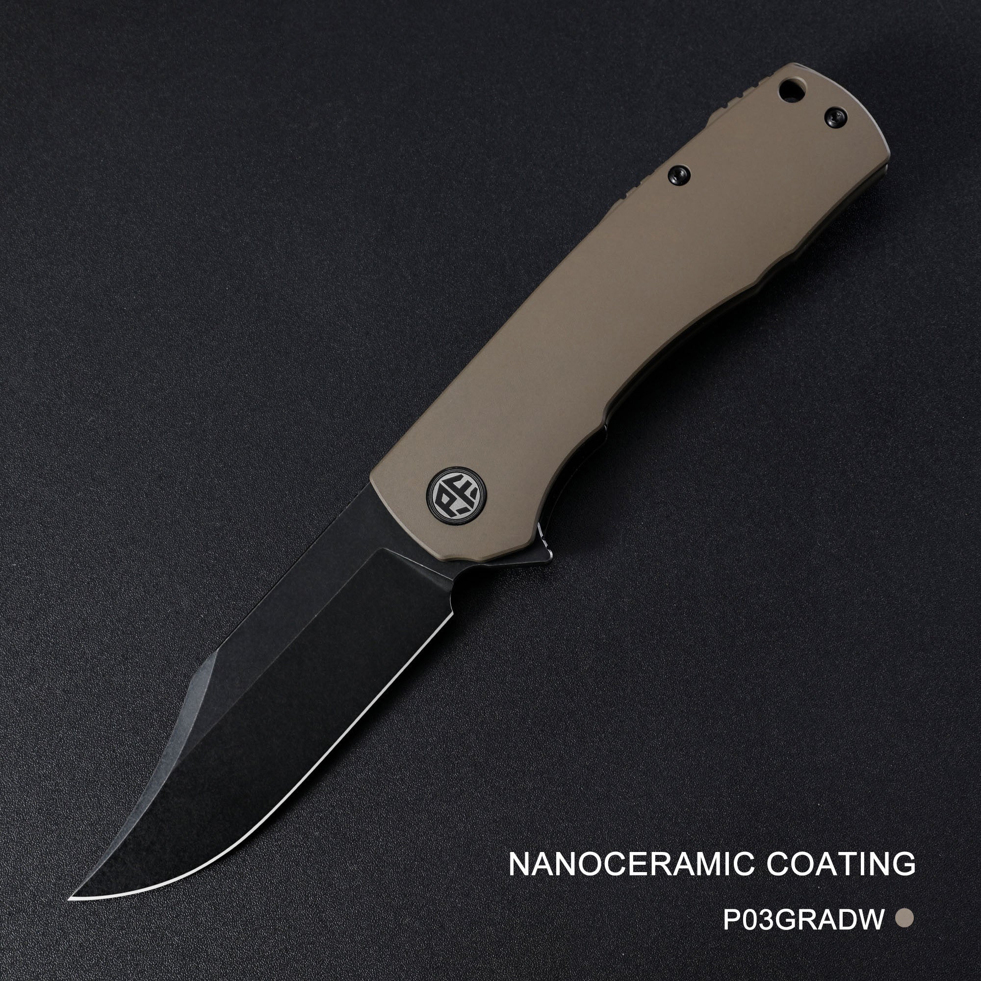 Petrified Fish PFP03 Victor, 3.58" 154CM Steel Blade, Aluminium Handle,Flipper Liner lock Folding knife