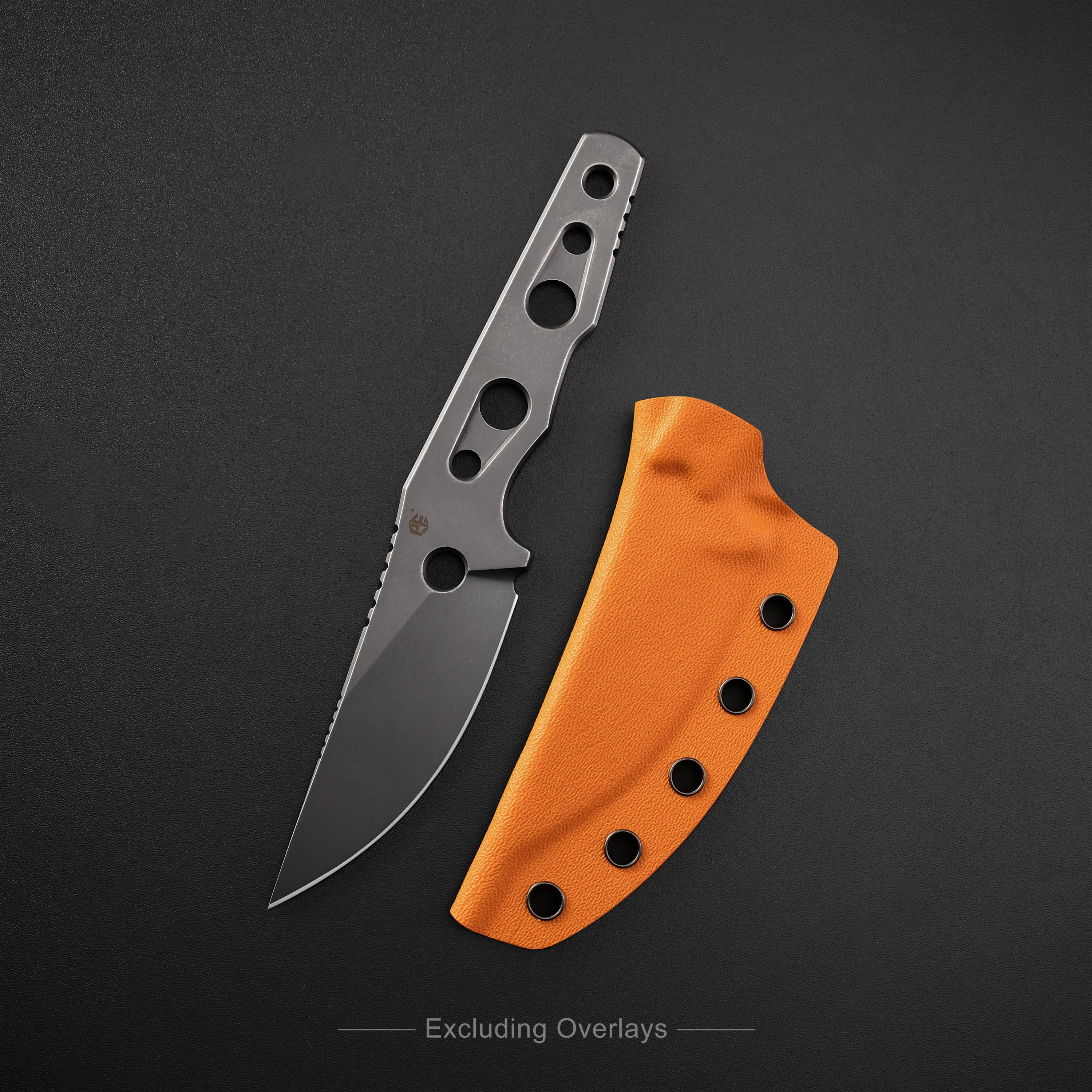 Petrified Fish PFE18 - Bison L, N690 Steel Skeleton knife