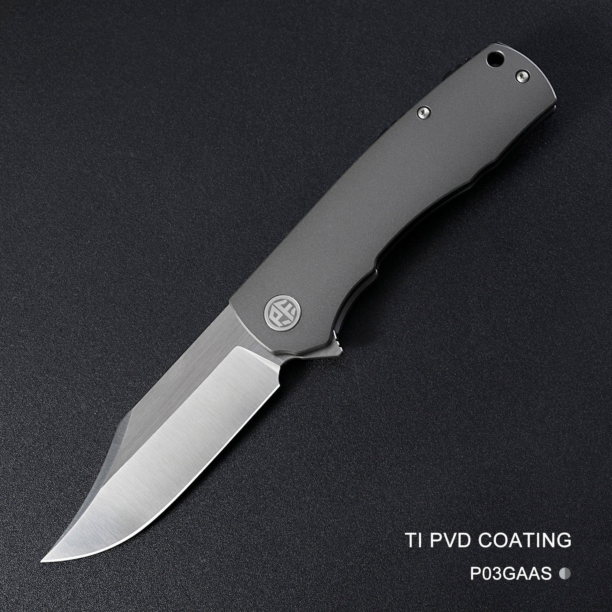 Petrified Fish PFP03 Victor, 3.58" 154CM Steel Blade, Aluminium Handle,Flipper Liner lock Folding knife