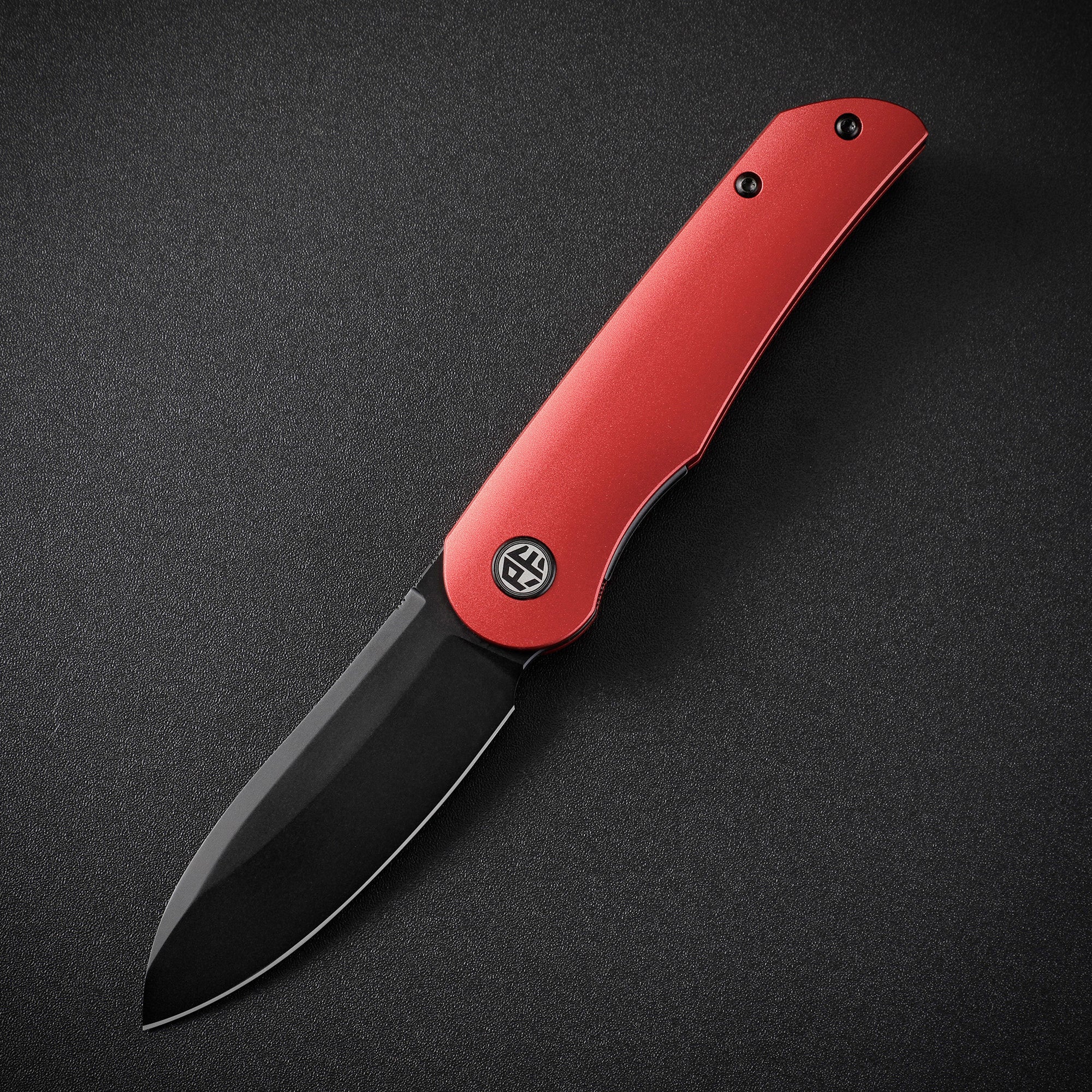 Petrified Fish PFE16 Elcamino , 3.15" N690 Steel Blade, Micarta/Gmascus/Aluminum Handle, Front Flipper Liner lockFolding knife