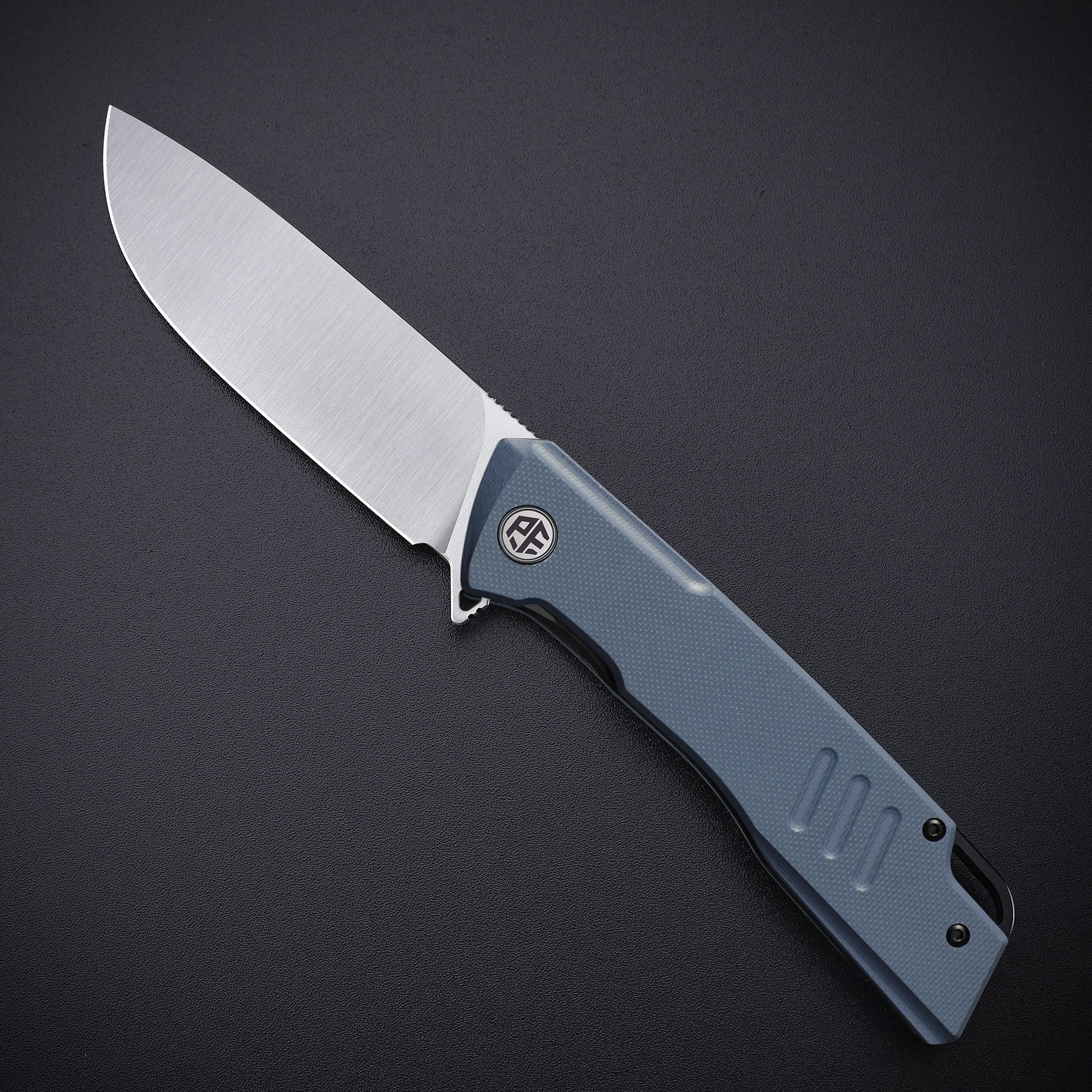Petrified Fish PFB02 Loco ,3.70" D2 Satin Blade, 150g G10 Handle Flipper Liner lock Folding knife