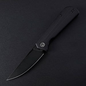 Petrified Fish PFP07 Viking  ,3.62" K110 Satin Blade, 123g G10 Handle Front Flipper Liner lock Folding knife