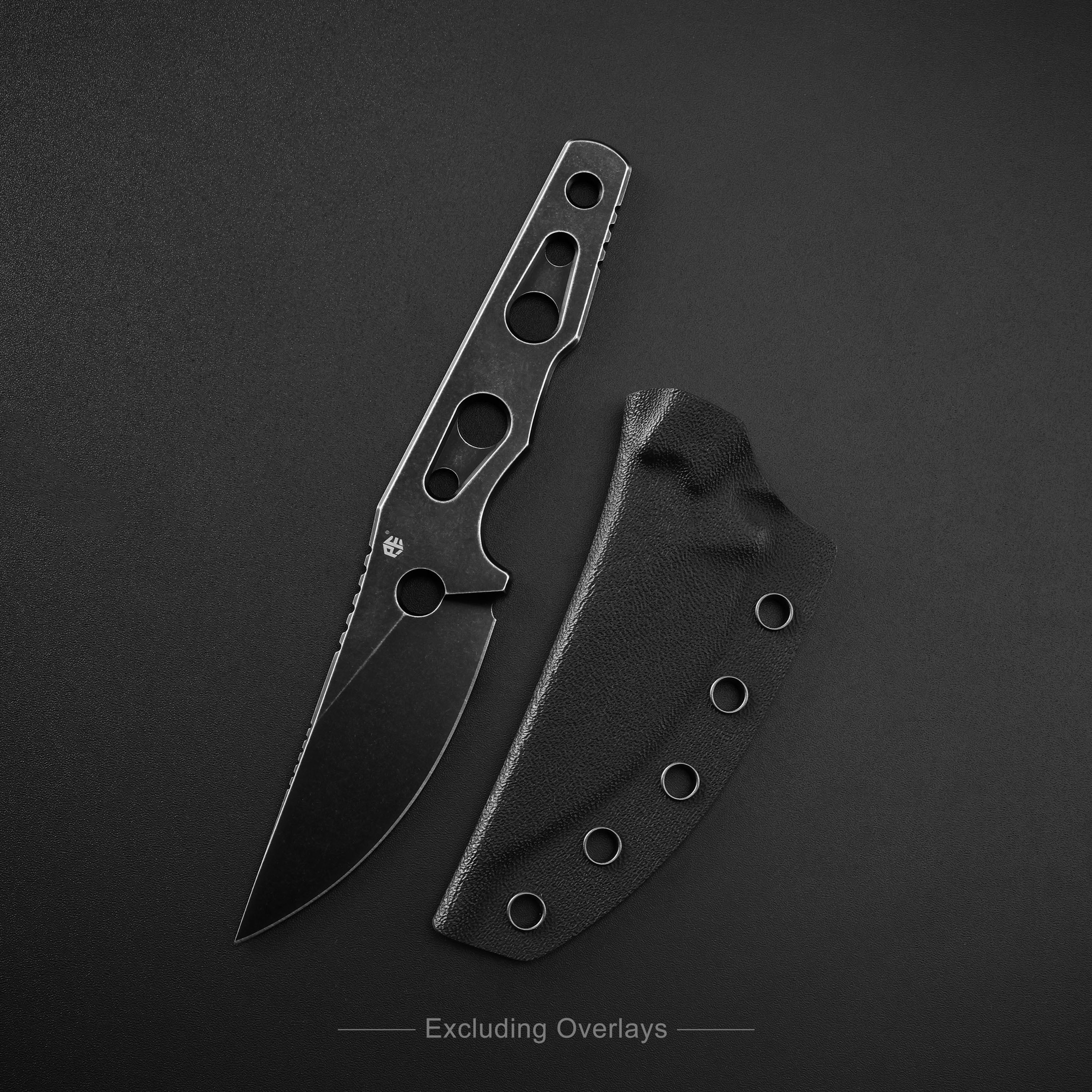 Petrified Fish PFE18 - Bison L, N690 Steel Skeleton knife